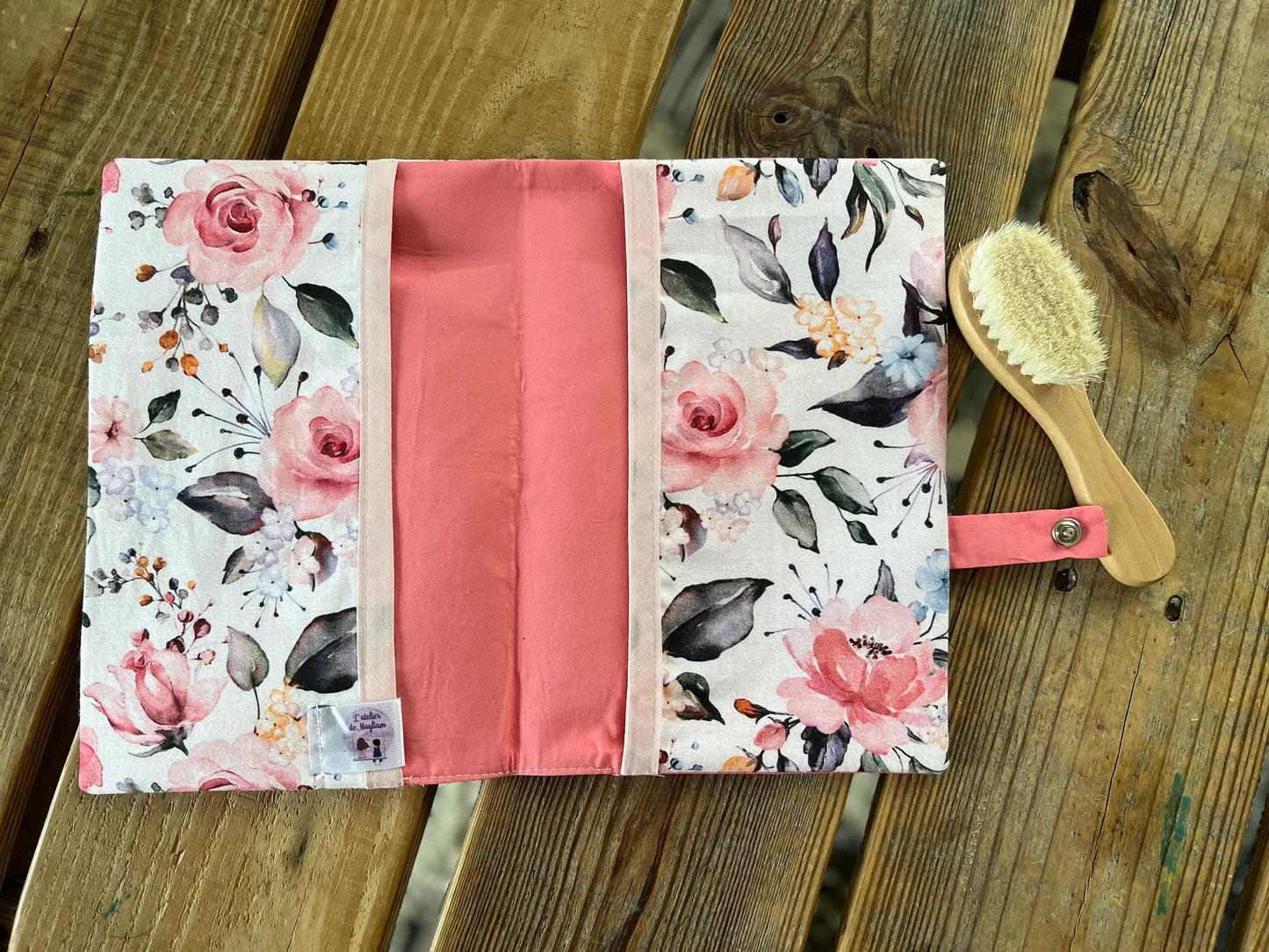 Protège carnet de santé - Collection Bouquet de fleurs