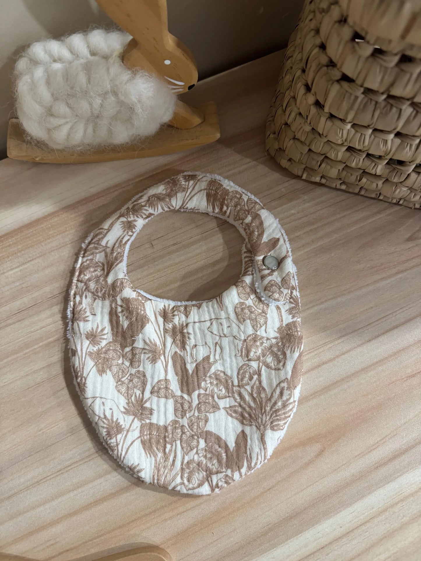 Bavoir bébé personnalisé – Collection Tanzanie