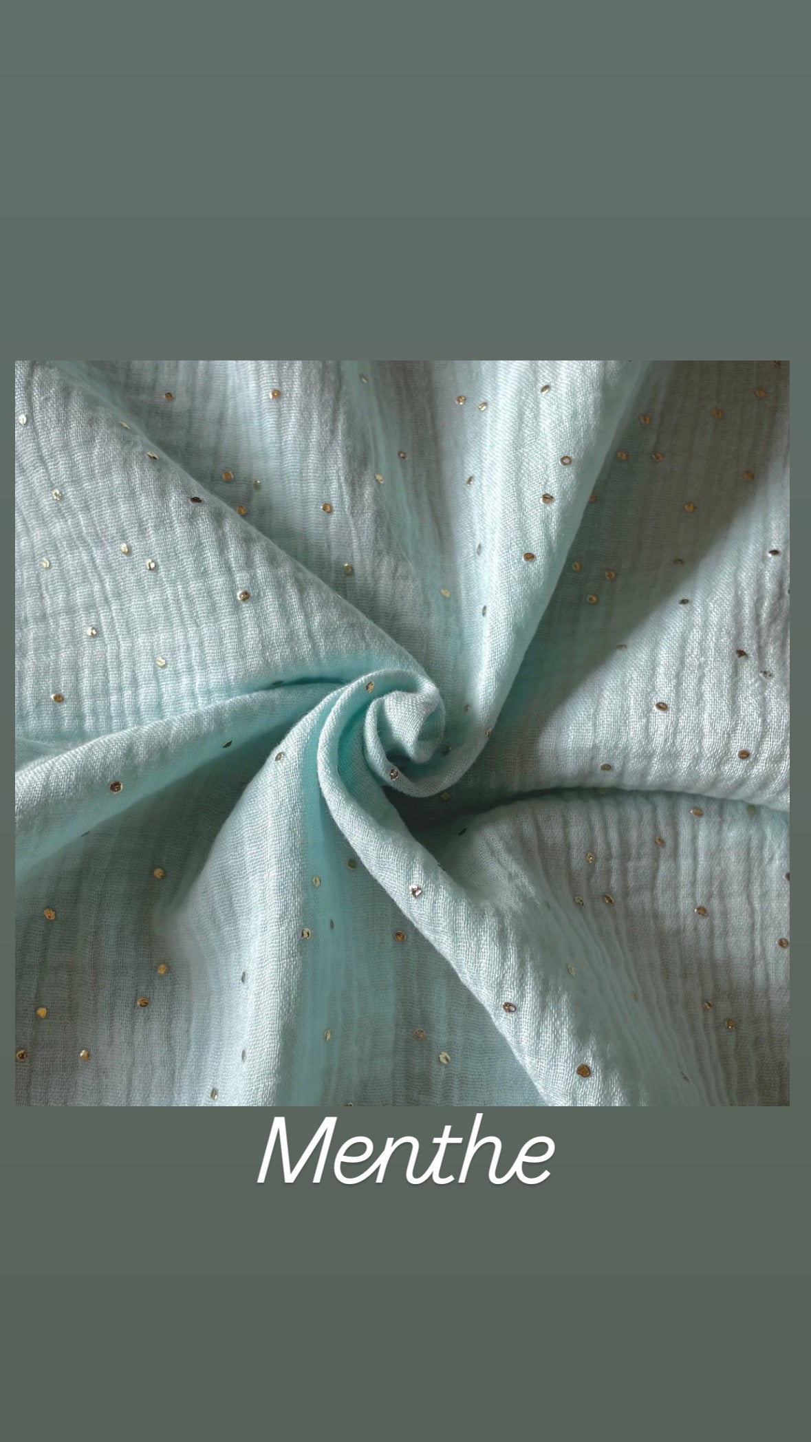 Maxi lange bébé personnalisé en double gaze de coton – 100x100 cm