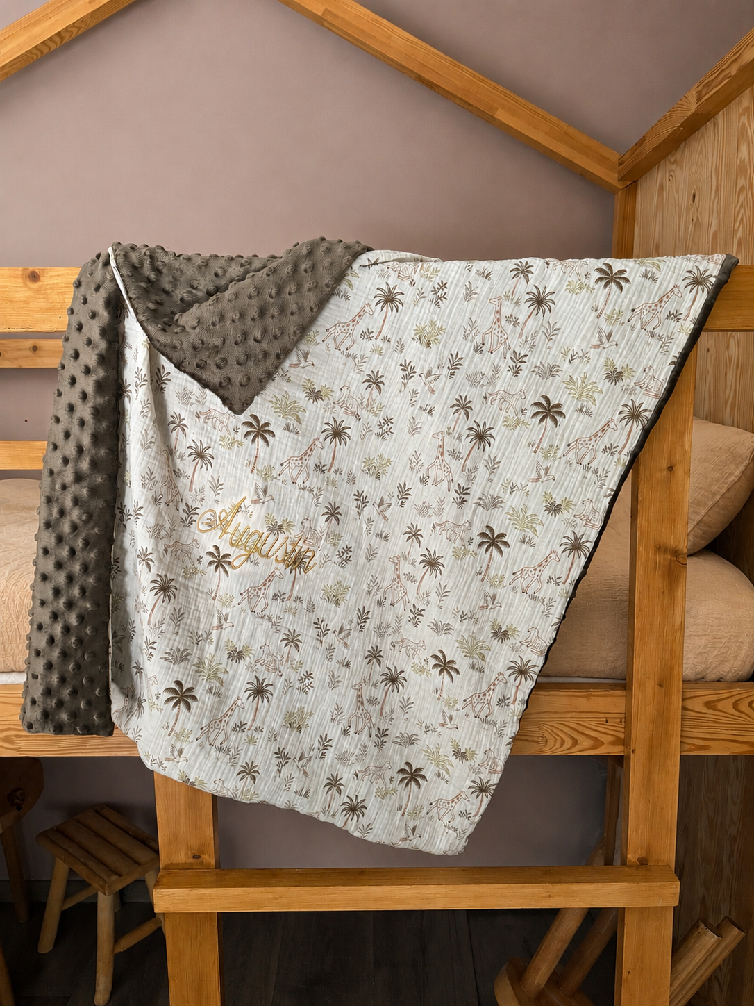 Couverture de naissance personnalisée – Collection Côme