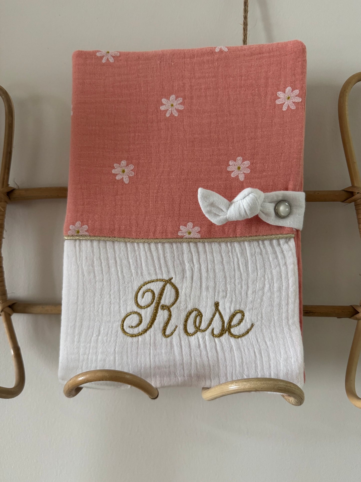 Protège carnet de santé - Collection Rose