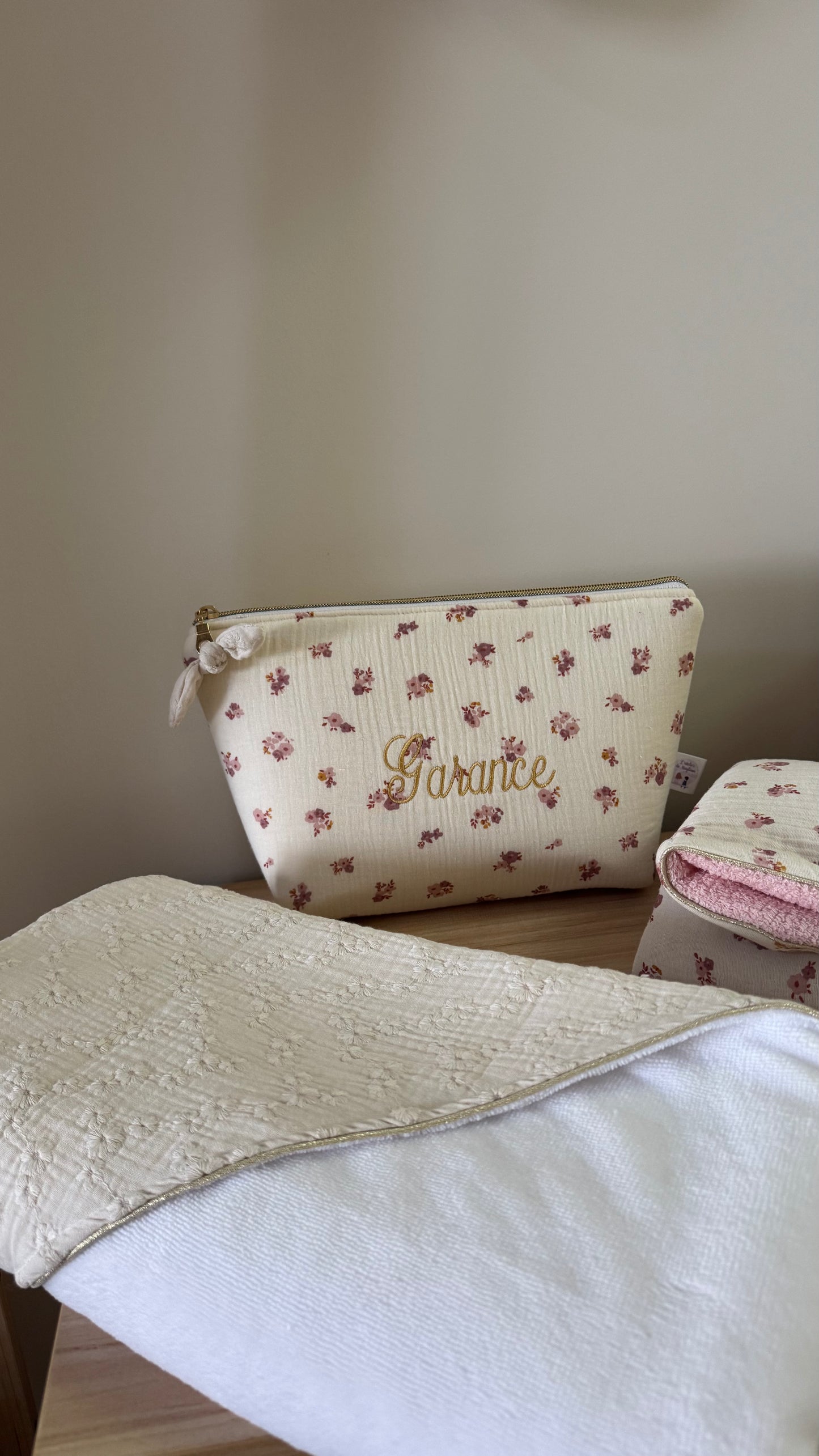 Trousse de toilette bébé – Collection Joséphine