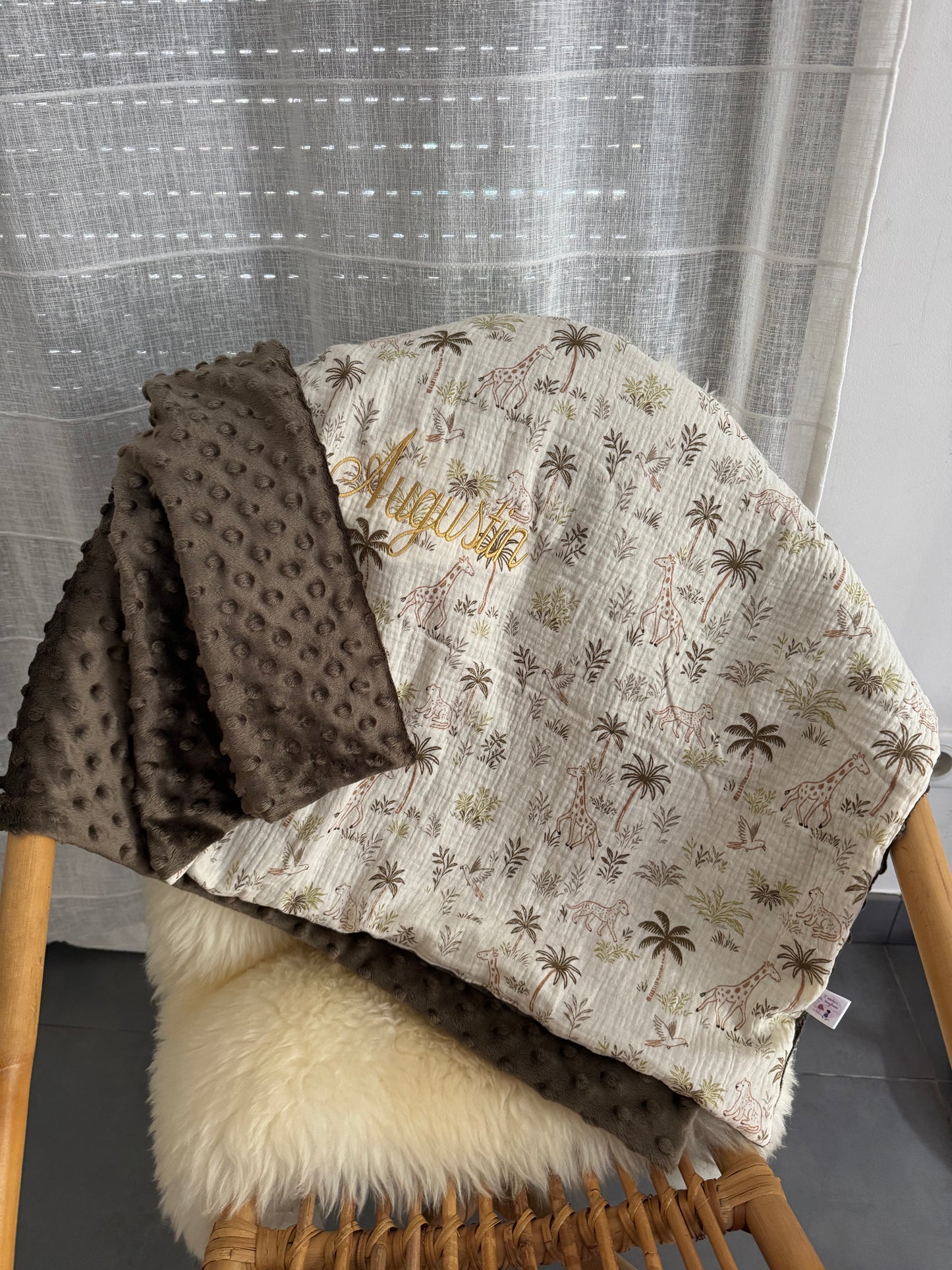 Couverture de naissance personnalisée – Collection Côme
