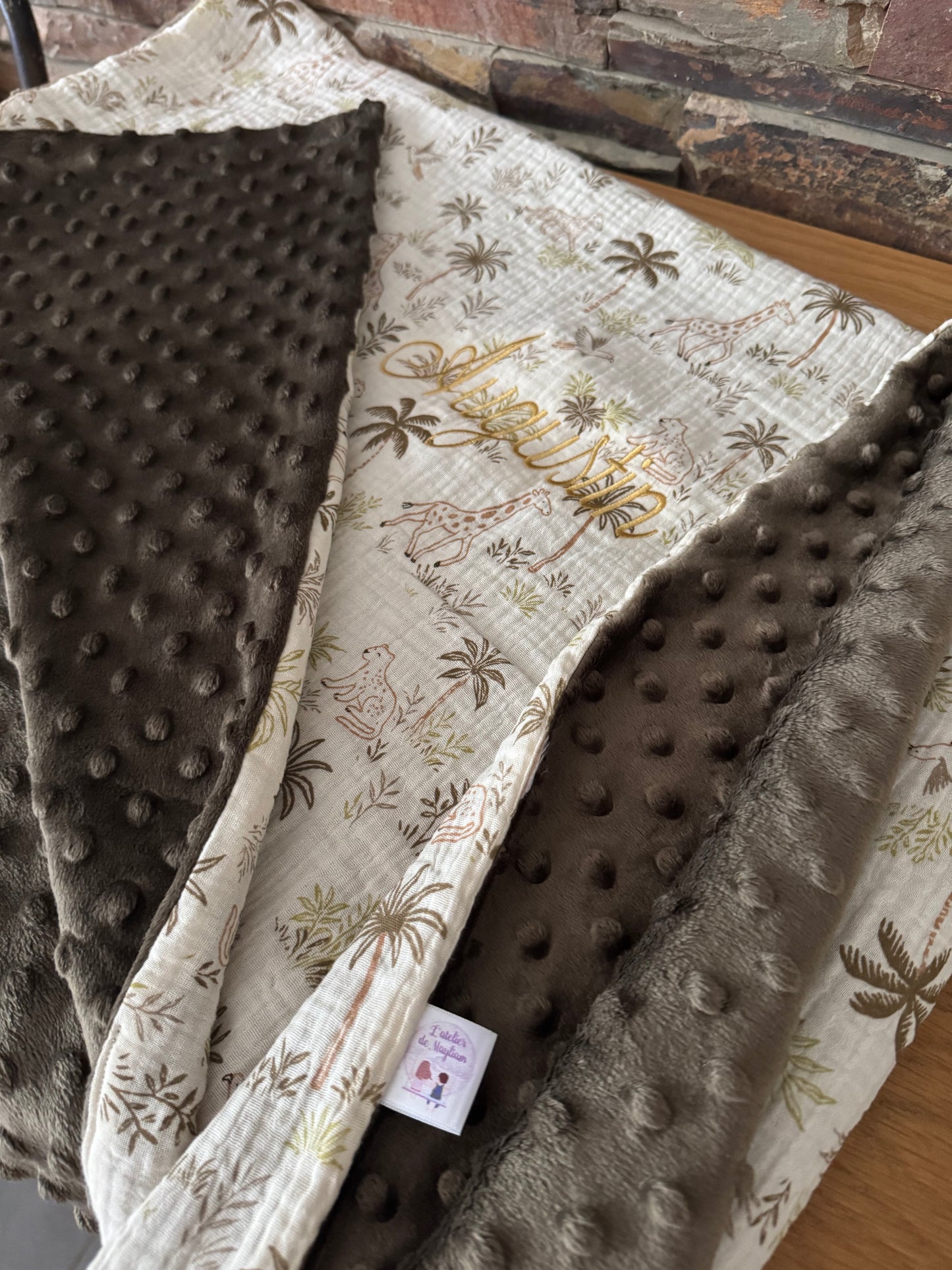 Couverture de naissance personnalisée – Collection Côme