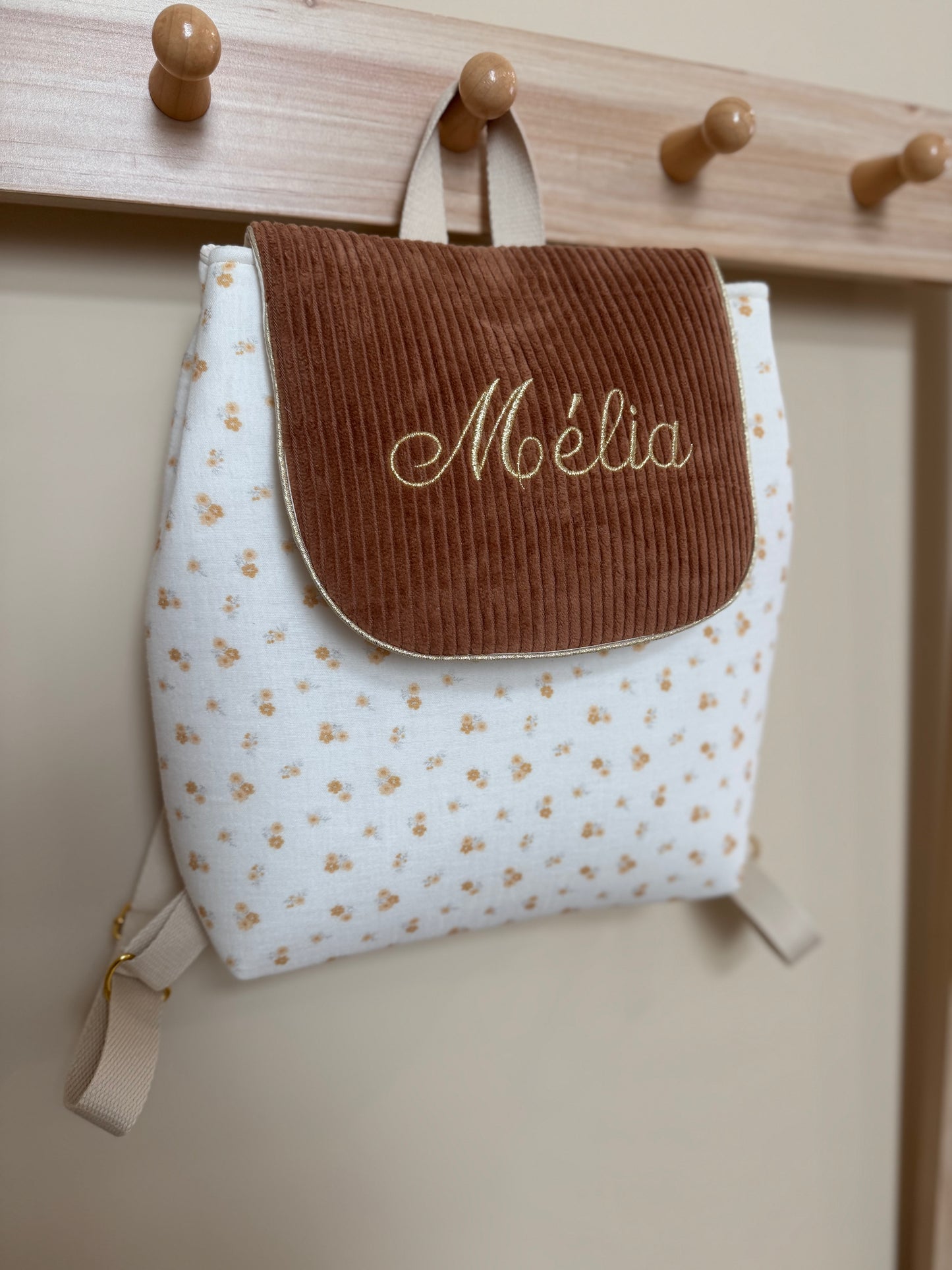 Sac à dos  personnalisé maternelle Collection Mélia
