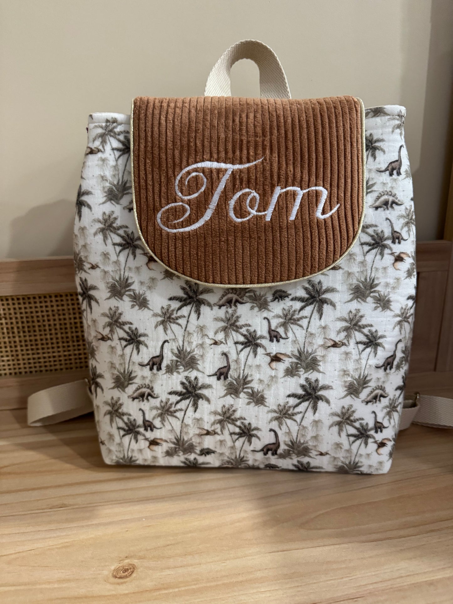 Sac à dos  personnalisé maternelle Collection Eliott