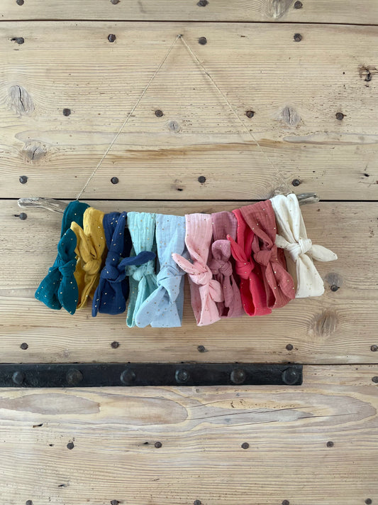 Bandeau en double gaze – Doux, confortable et élégant