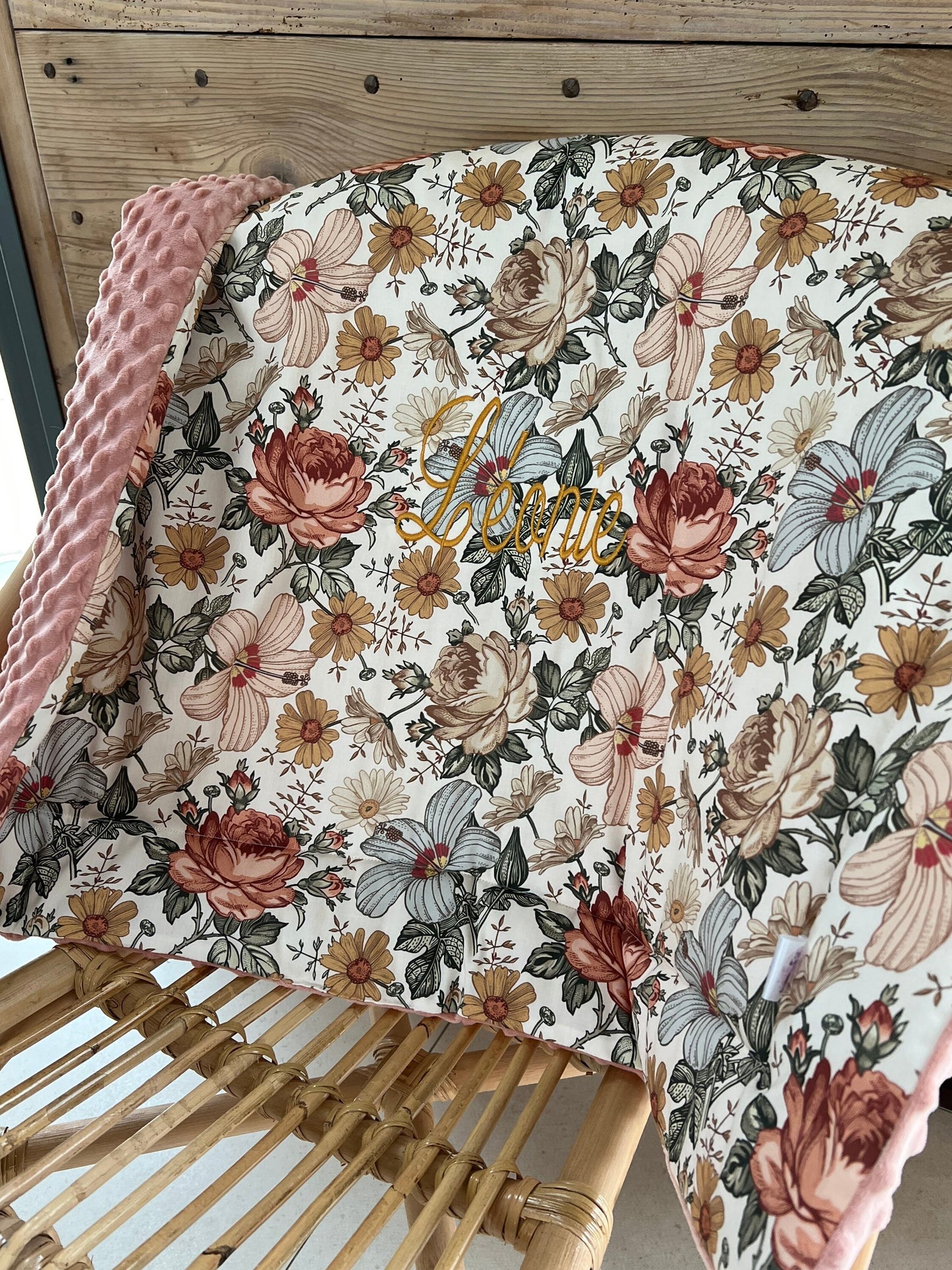 Couverture de naissance personnalisée – Collection Louison