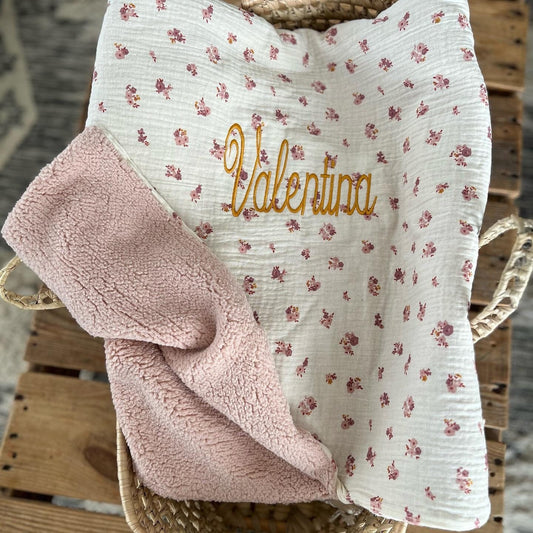 Couverture de naissance personnalisée – Collection Joséphine
