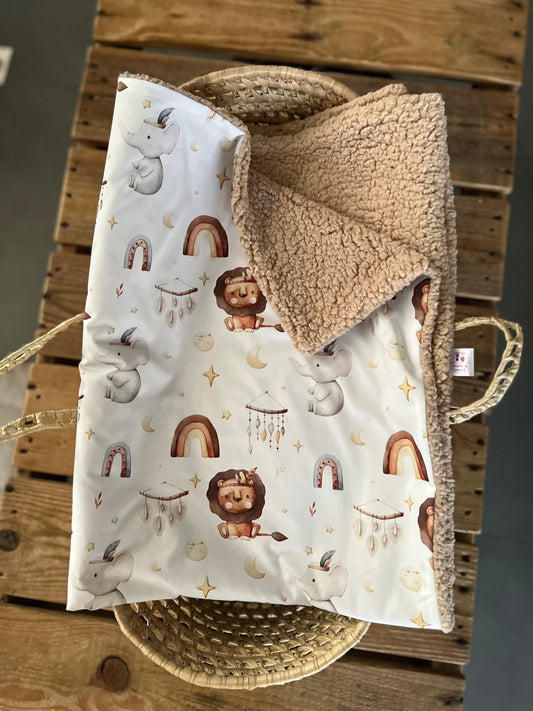 Couverture de naissance personnalisée – Collection Léon