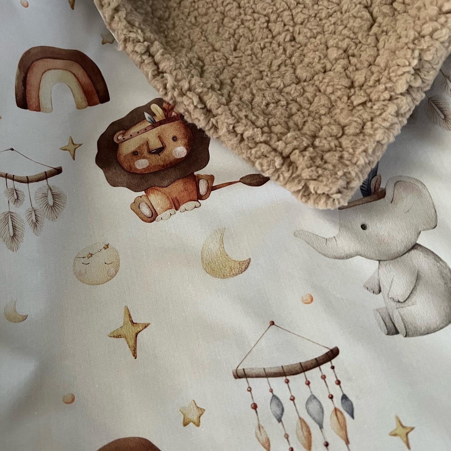 Couverture de naissance personnalisée – Collection Léon