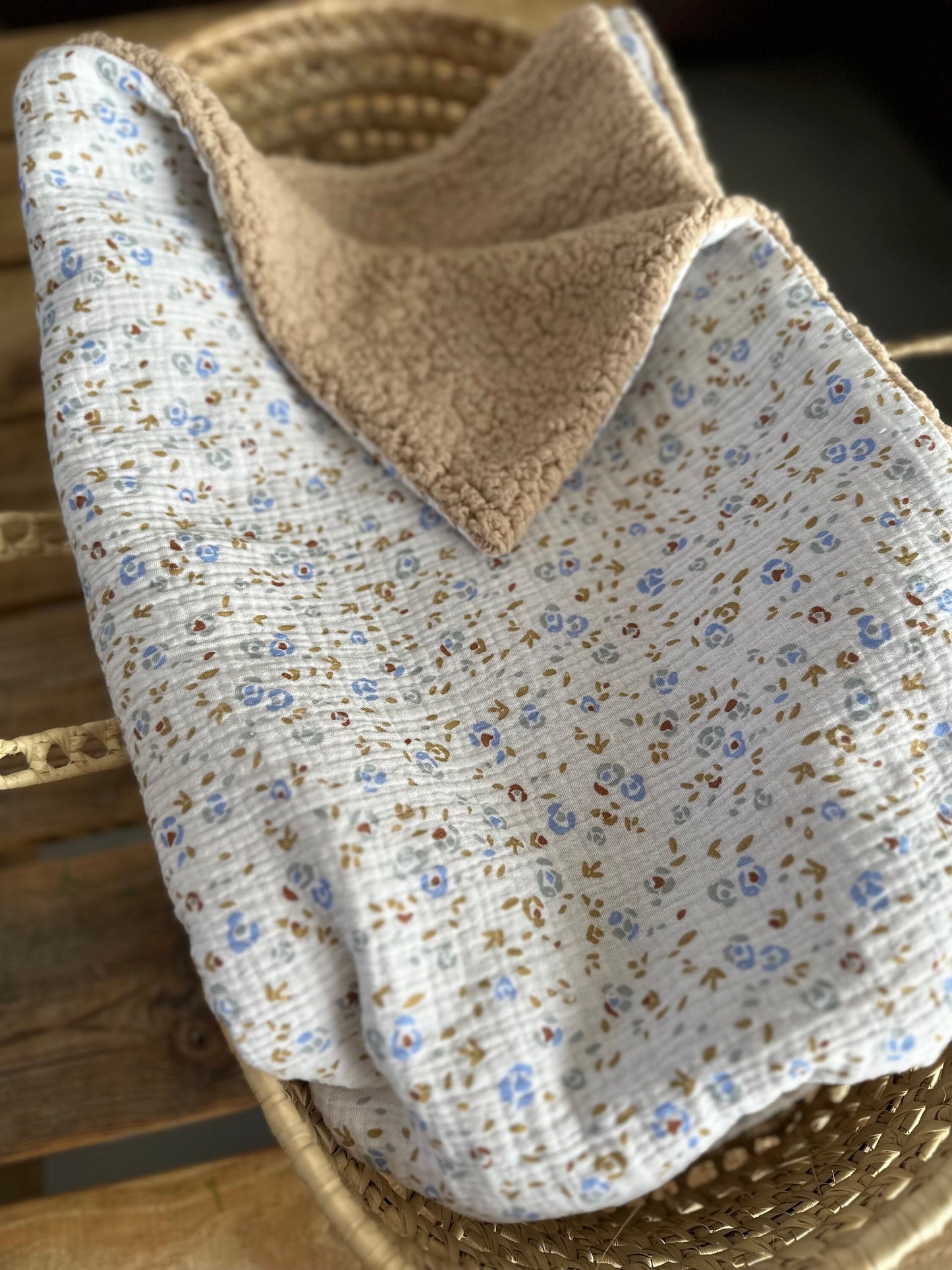 Couverture de naissance personnalisée – Collection Garance