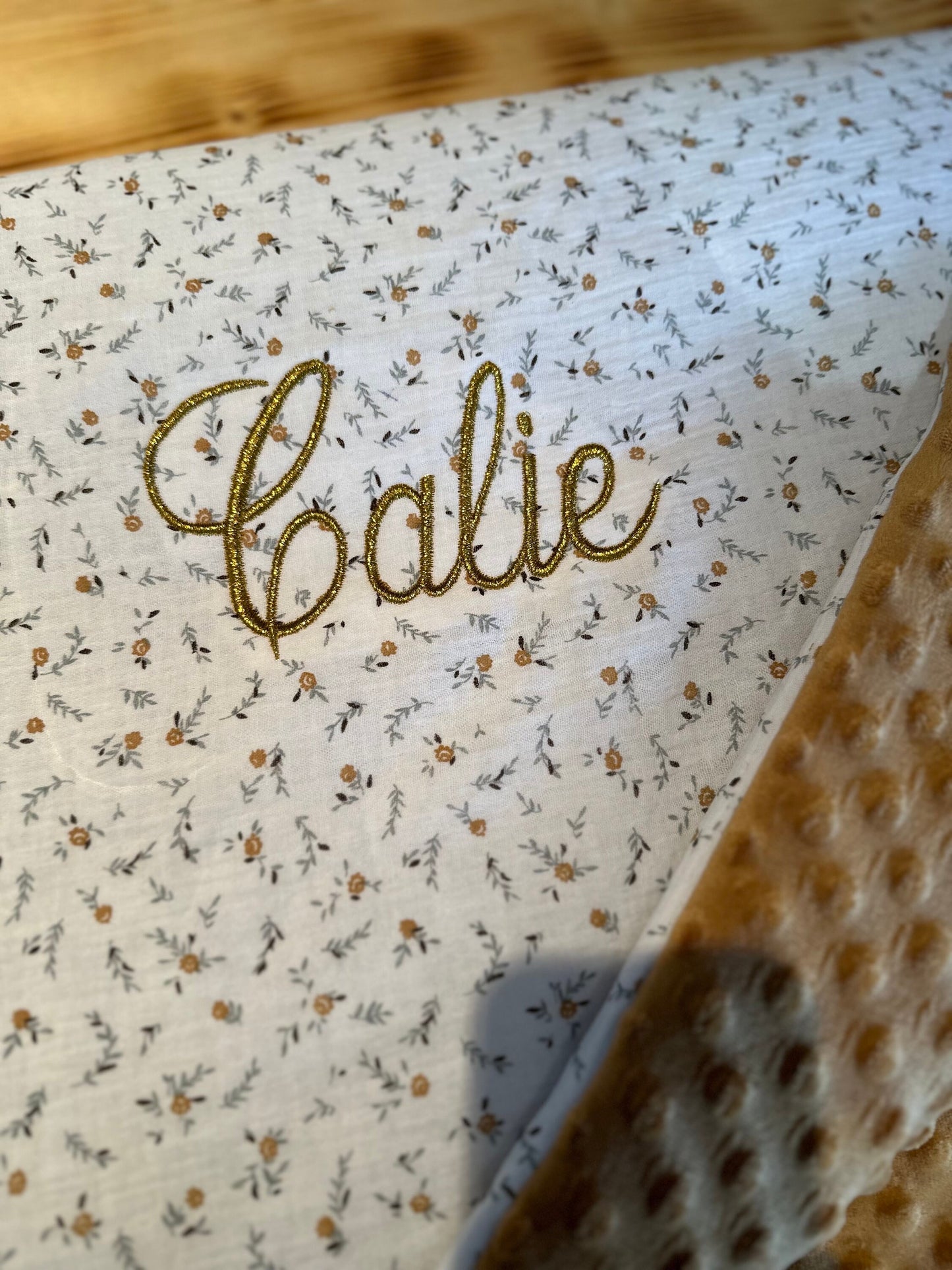 Couverture de naissance personnalisée – Collection Marceau