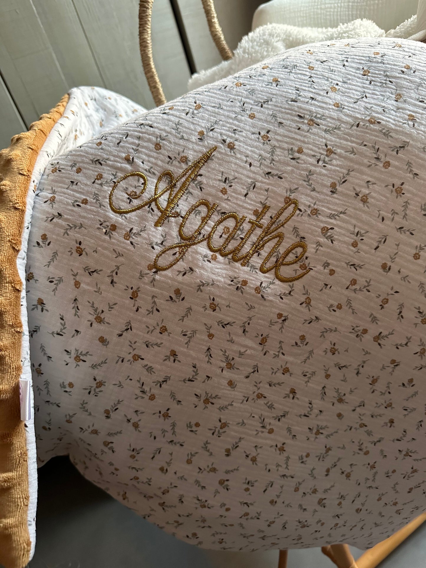 Couverture de naissance personnalisée – Collection Marceau