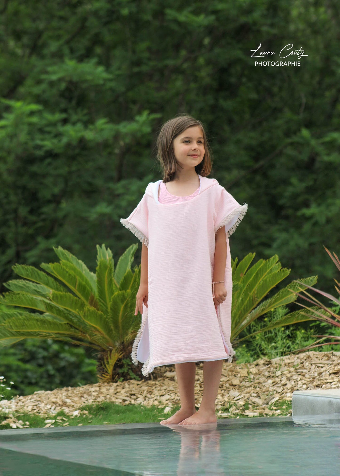 Poncho de plage et piscine pour bébé et enfant