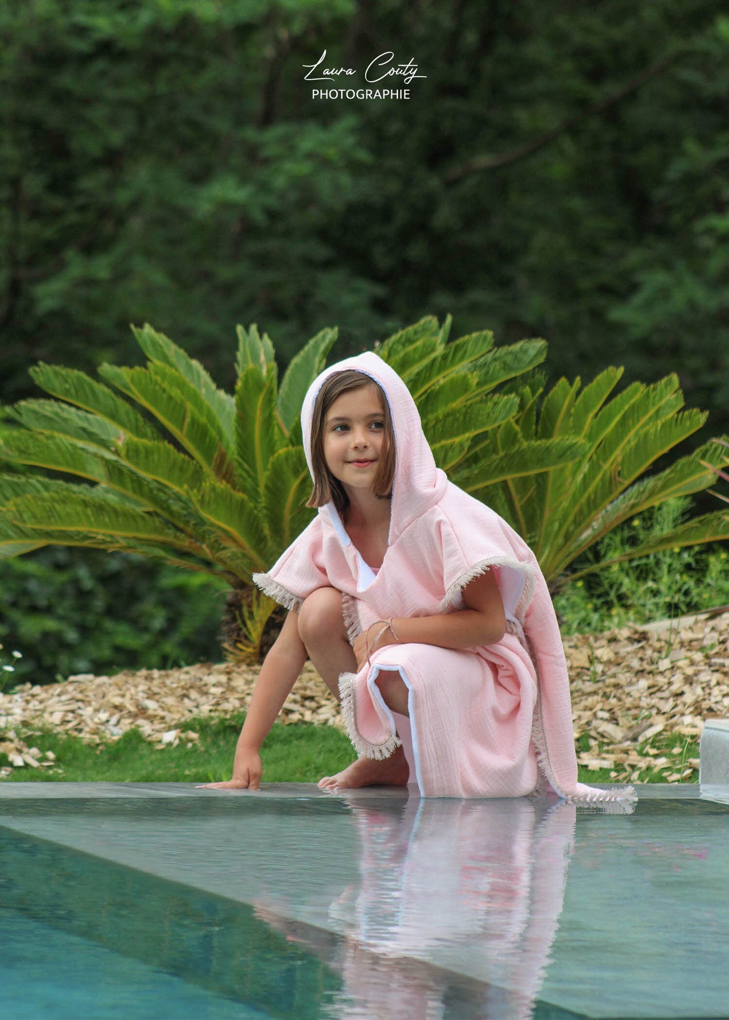 Poncho de plage et piscine pour bébé et enfant