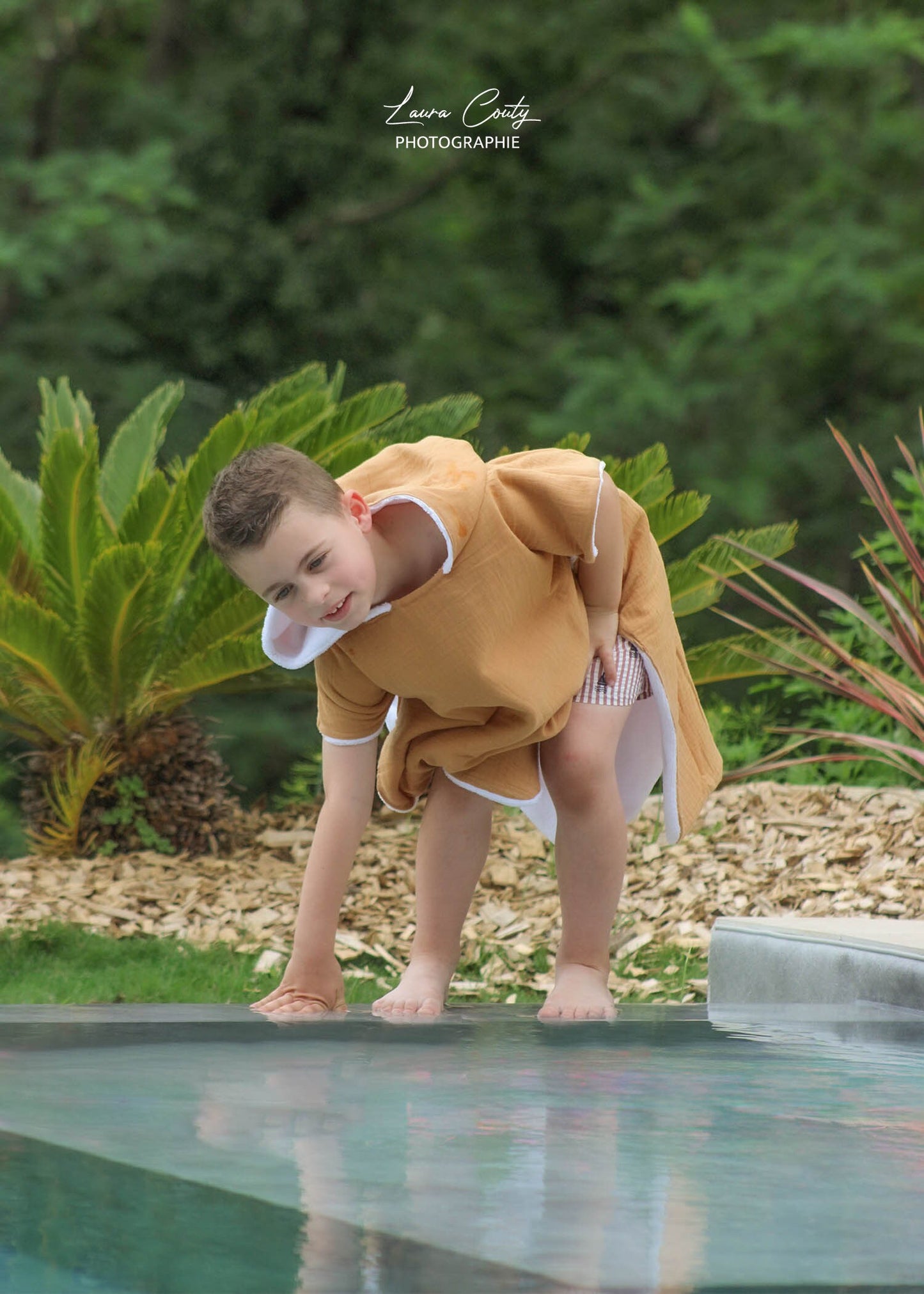 Poncho de plage et piscine pour bébé et enfant