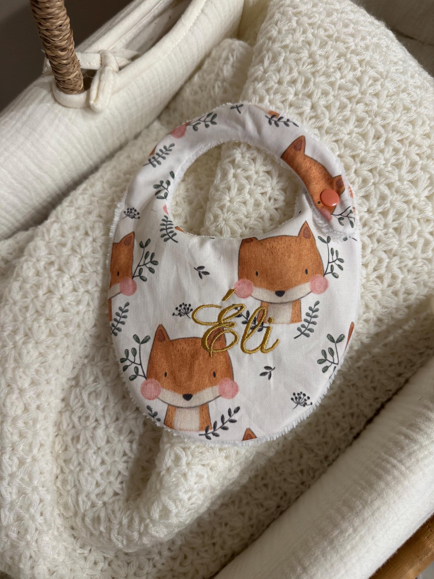 Bavoir bébé personnalisé – Collection Félix