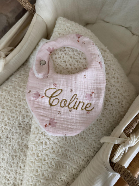 Bavoir bébé personnalisé – Collection Gabrielle