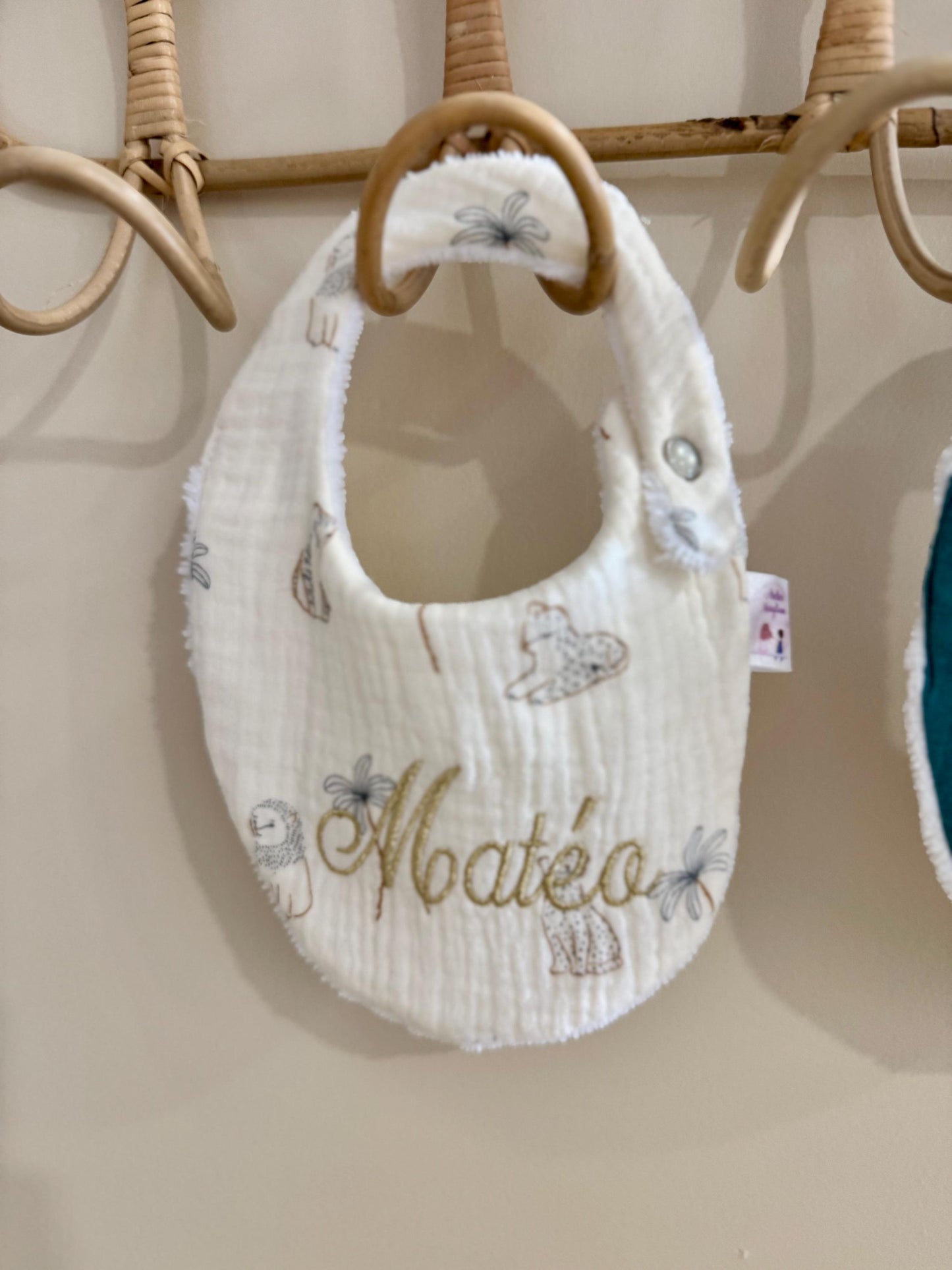 Bavoir bébé personnalisé – Collection Oscar