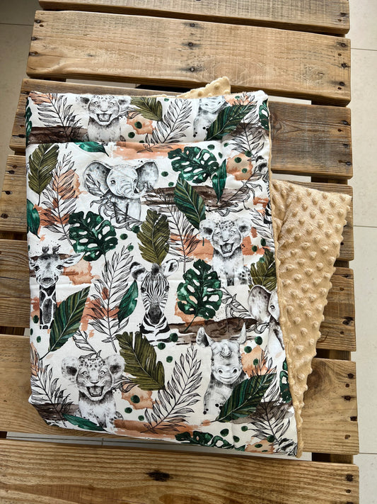 Couverture de naissance personnalisée – Collection Savane