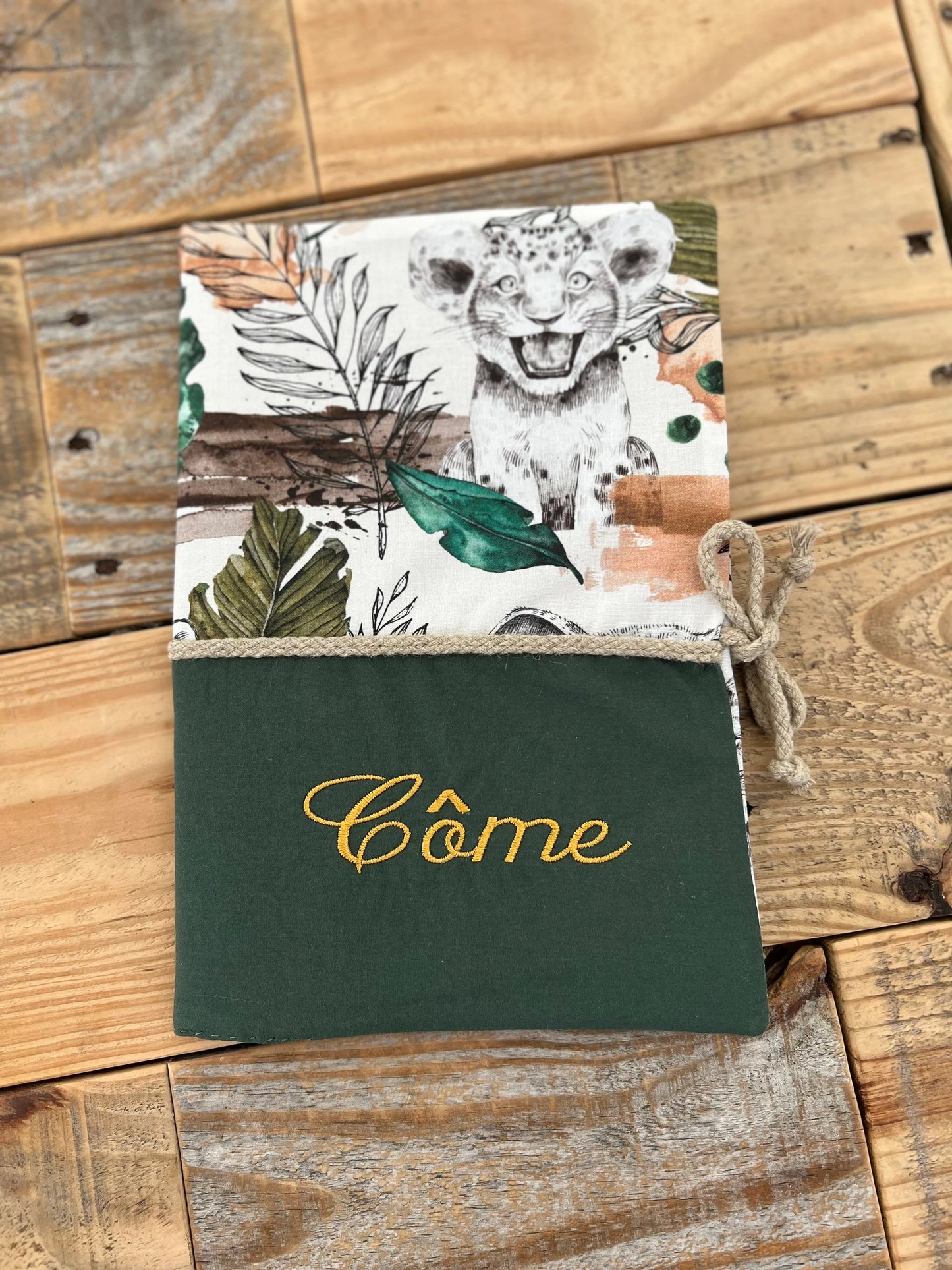 Protège carnet de santé - Collection Savane