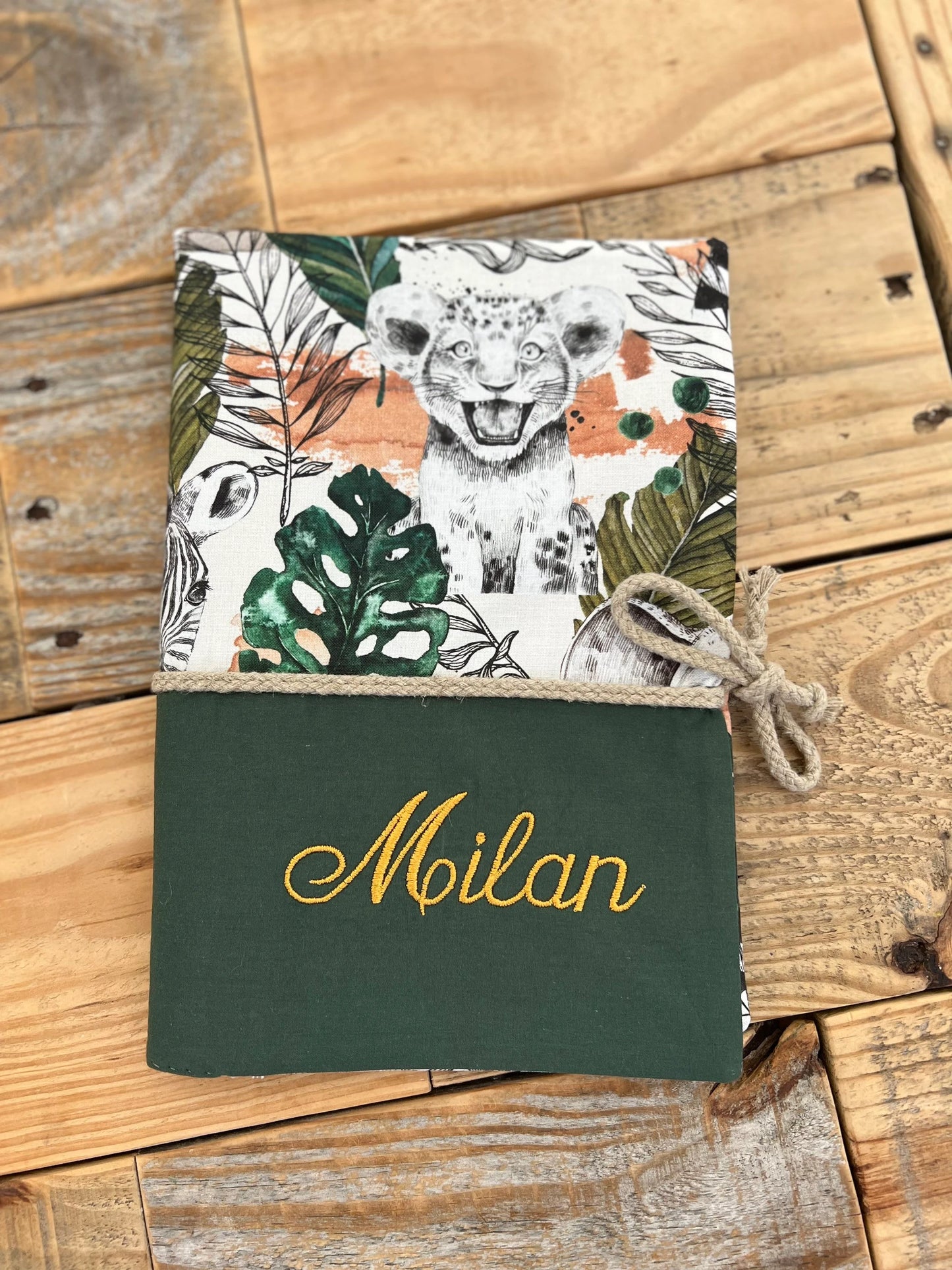 Protège carnet de santé - Collection Savane