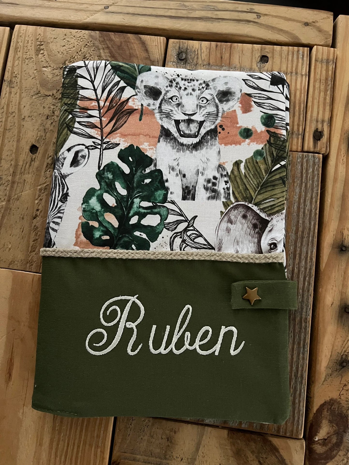Protège carnet de santé - Collection Savane