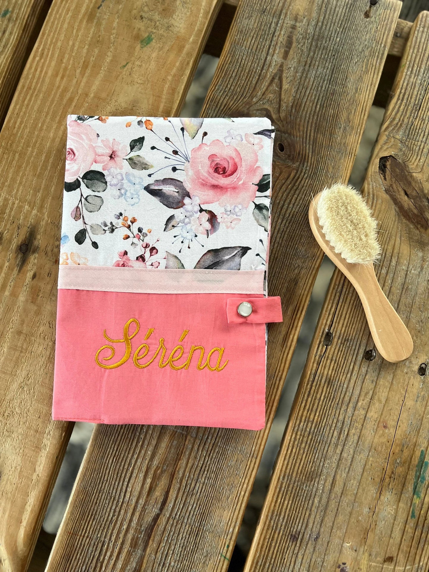 Protège carnet de santé - Collection Bouquet de fleurs