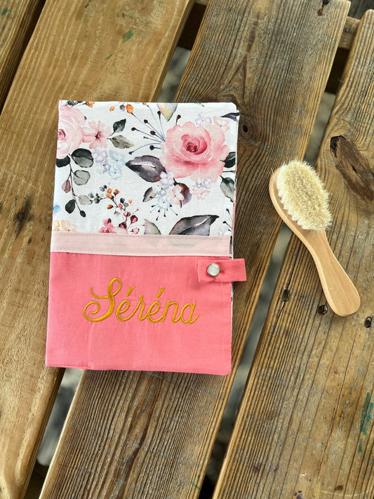 Protège carnet de santé - Collection Bouquet de fleurs