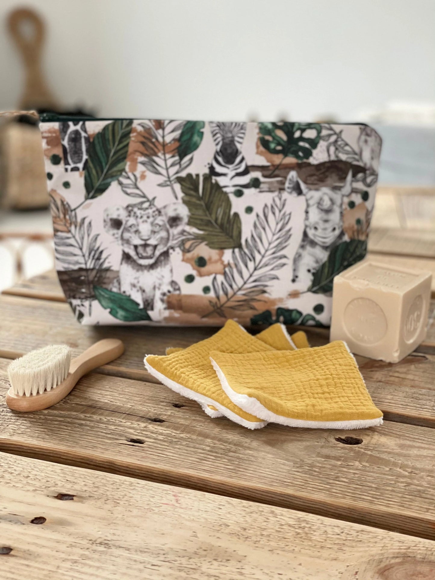Trousse de toilette bébé – Collection Savane