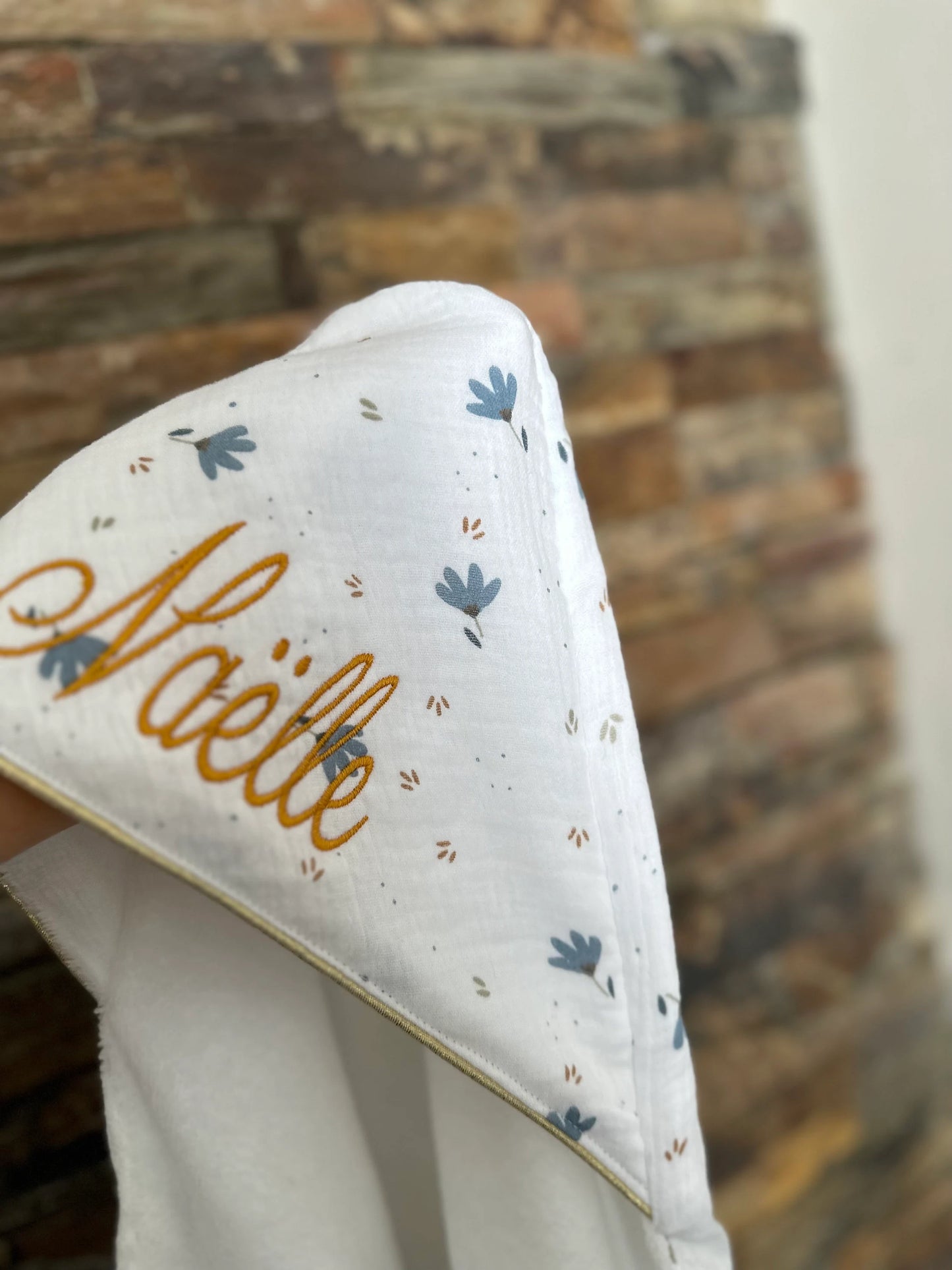Cape de bain personnalisée bébé – Collection Malo