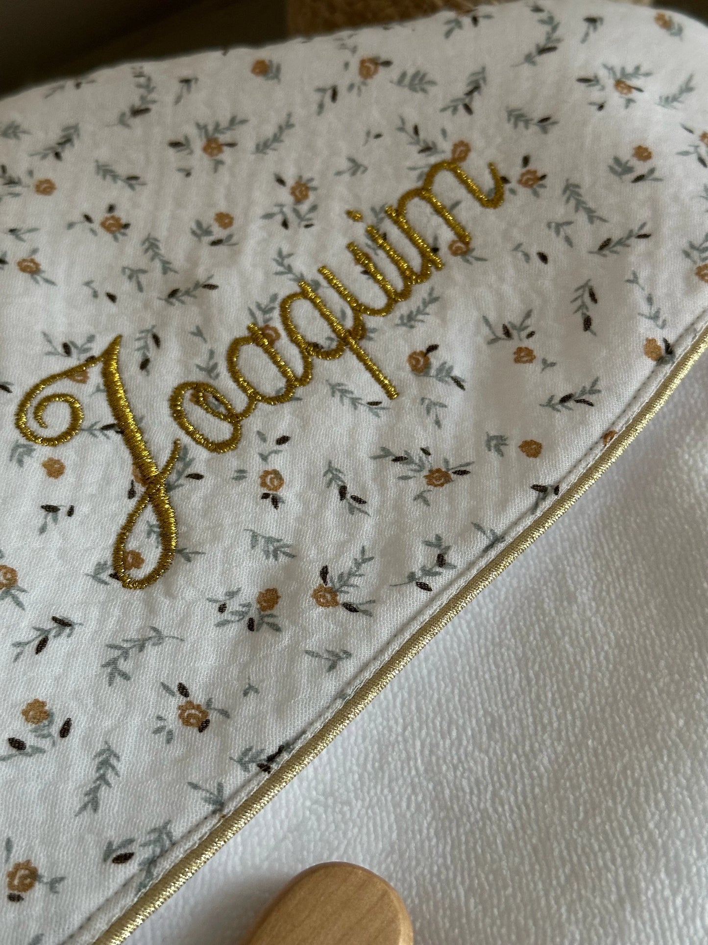 Cape de bain personnalisée bébé – Collection Marceau