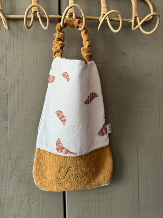 Serviette de cantine personnalisée – Collection Croissants