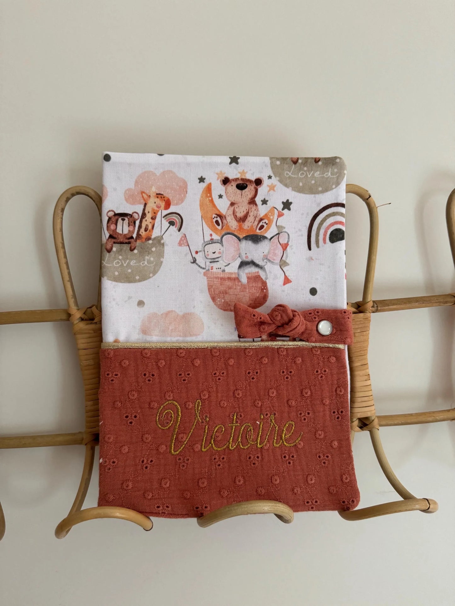 Protège carnet de santé - Collection Arche de Noé