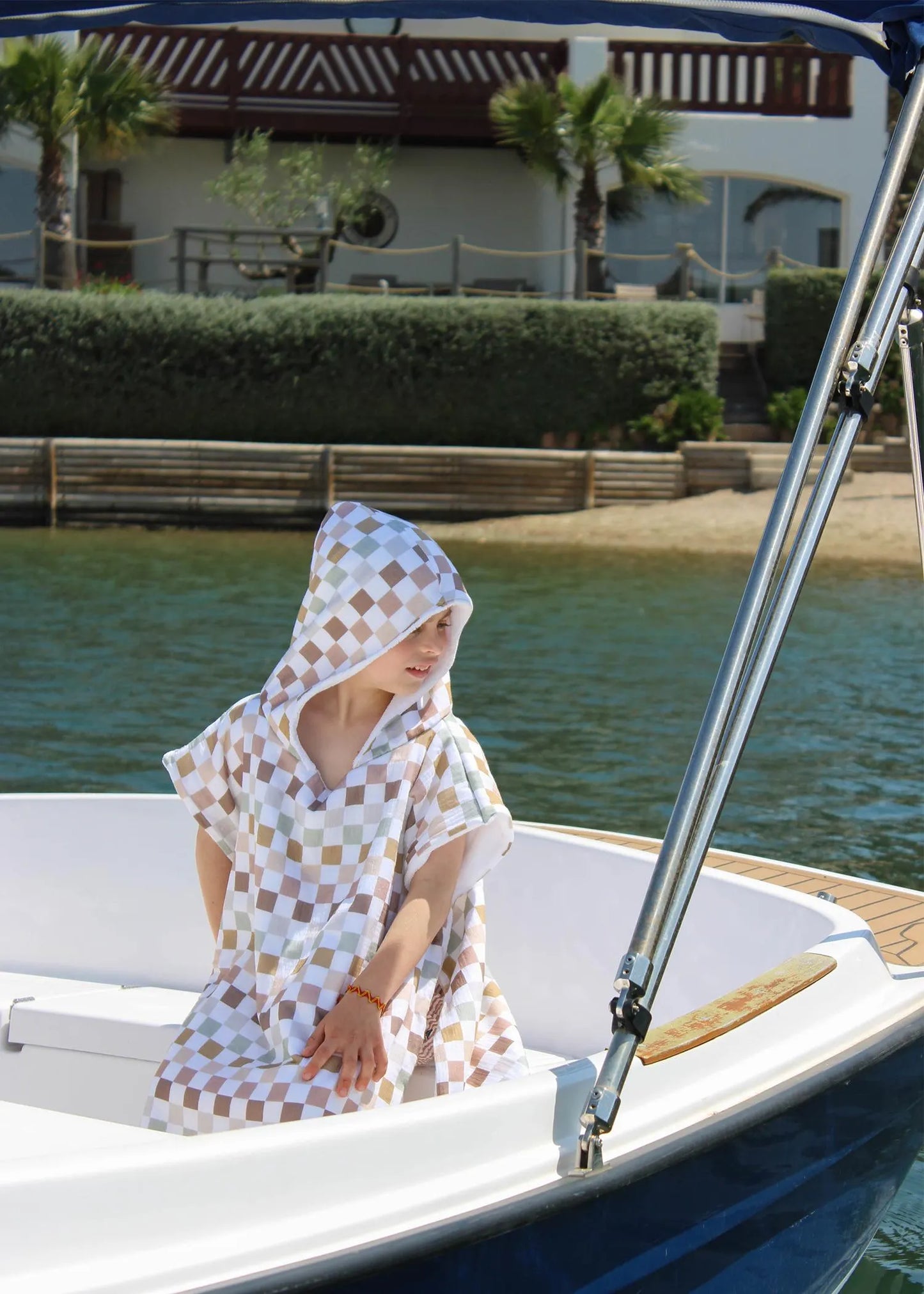 Poncho de plage et piscine pour bébé et enfant - Collection Liam