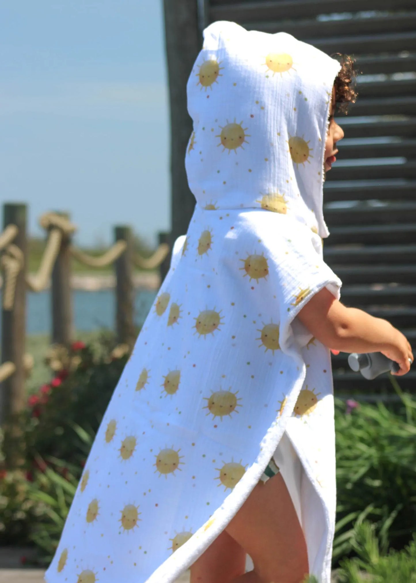 Poncho de plage et piscine pour bébé et enfant - Collection Noah