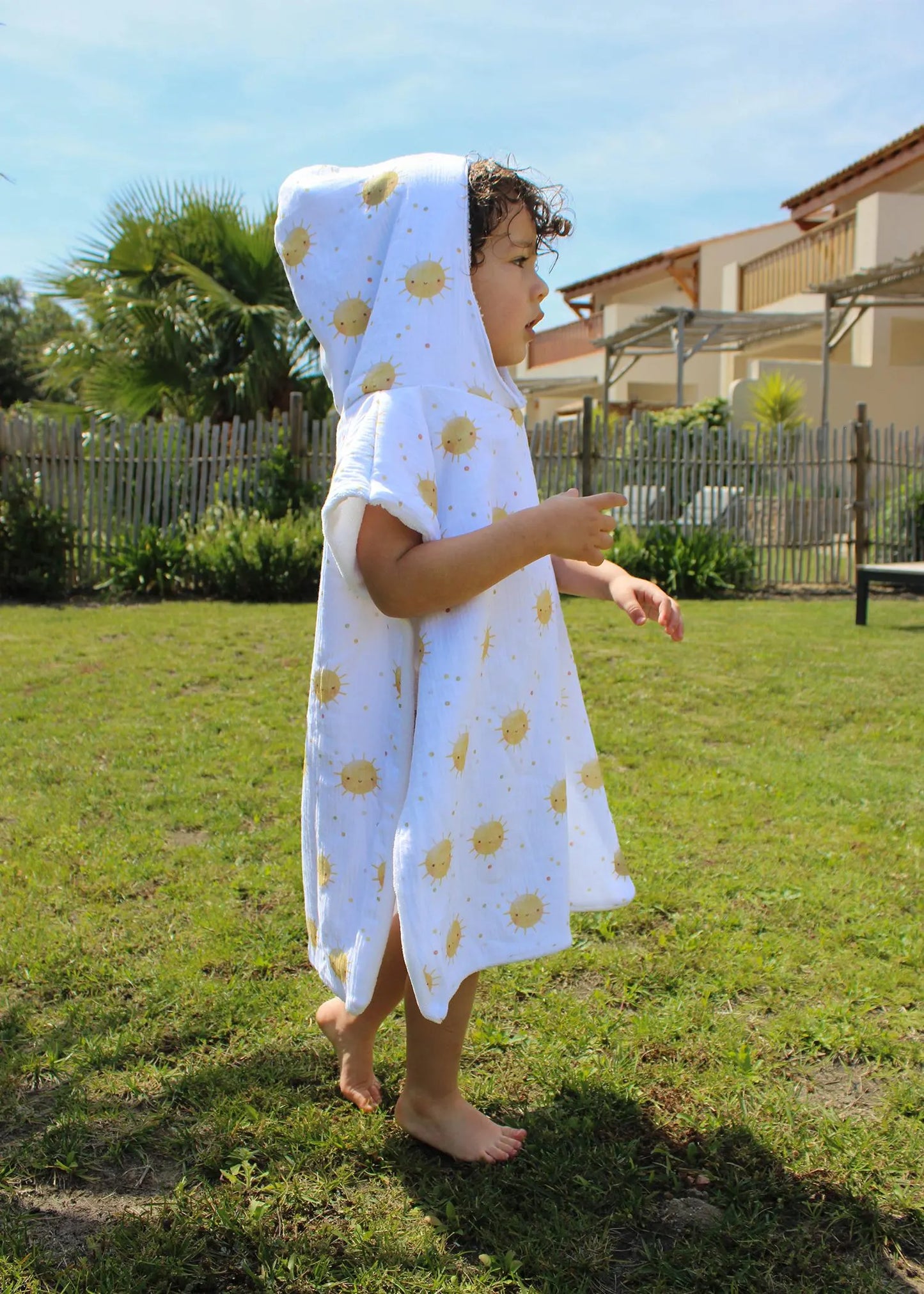 Poncho de plage et piscine pour bébé et enfant - Collection Noah