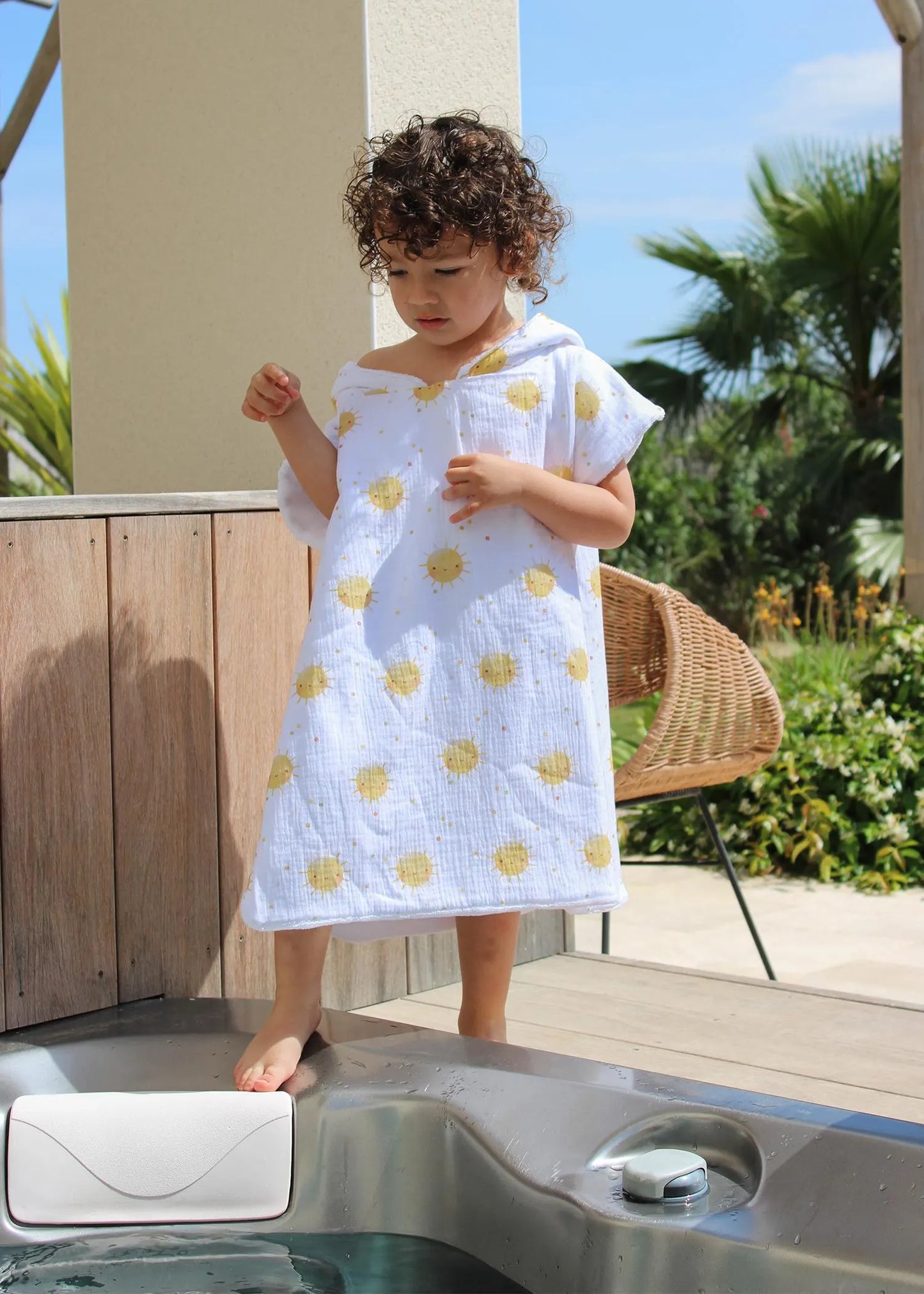 Poncho de plage et piscine pour bébé et enfant - Collection Noah