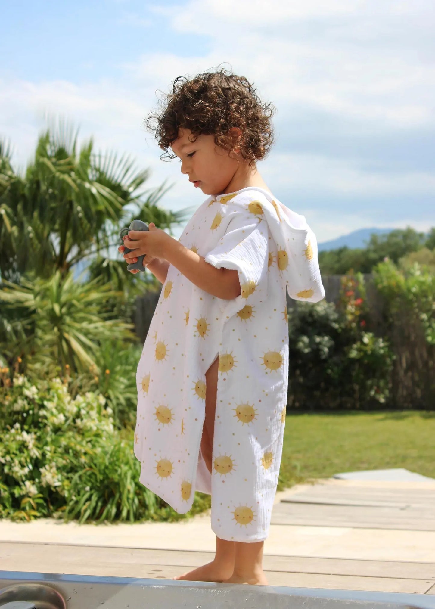 Poncho de plage et piscine pour bébé et enfant - Collection Noah