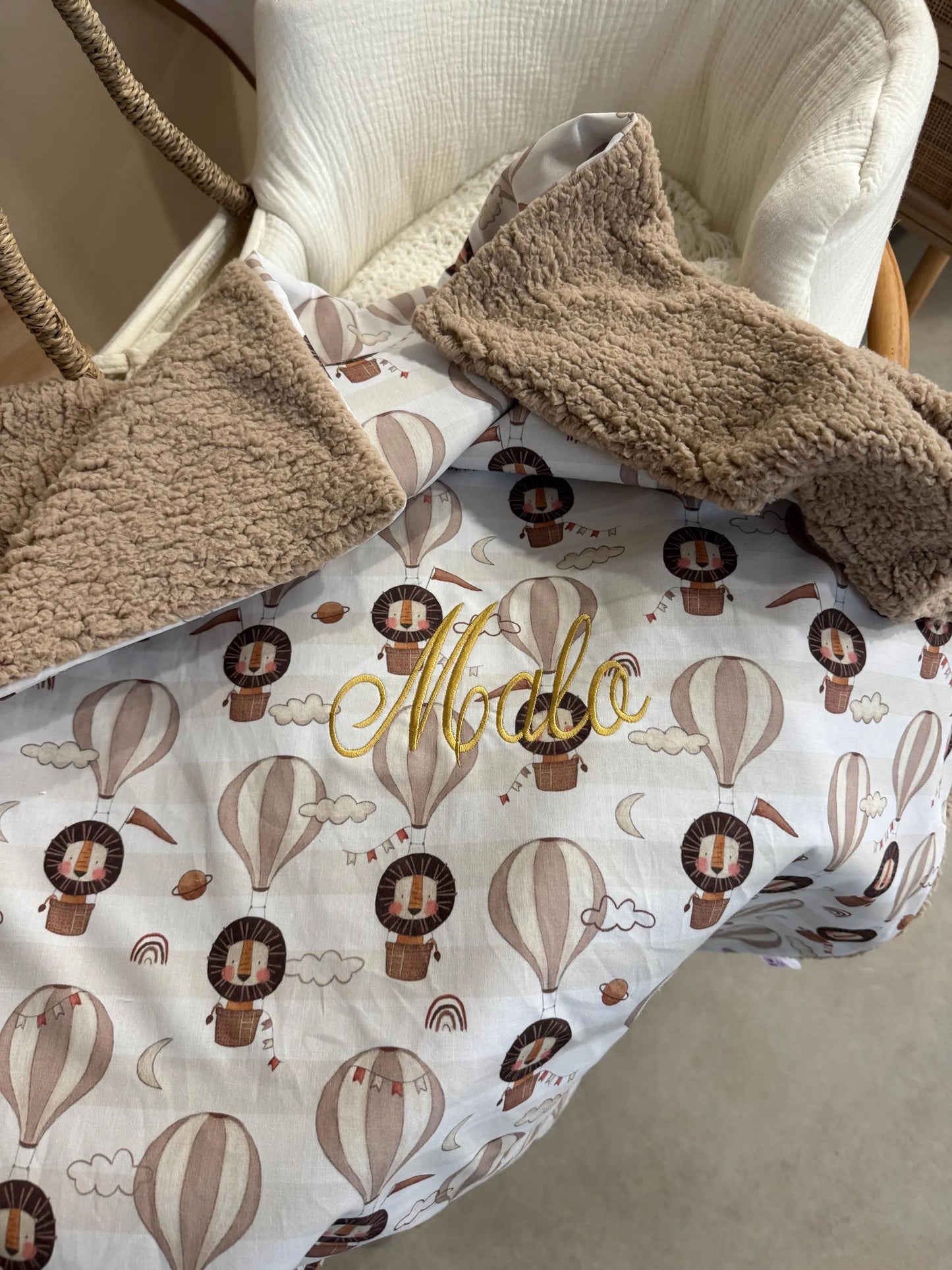 Couverture de naissance personnalisée – Collection Zanzibar