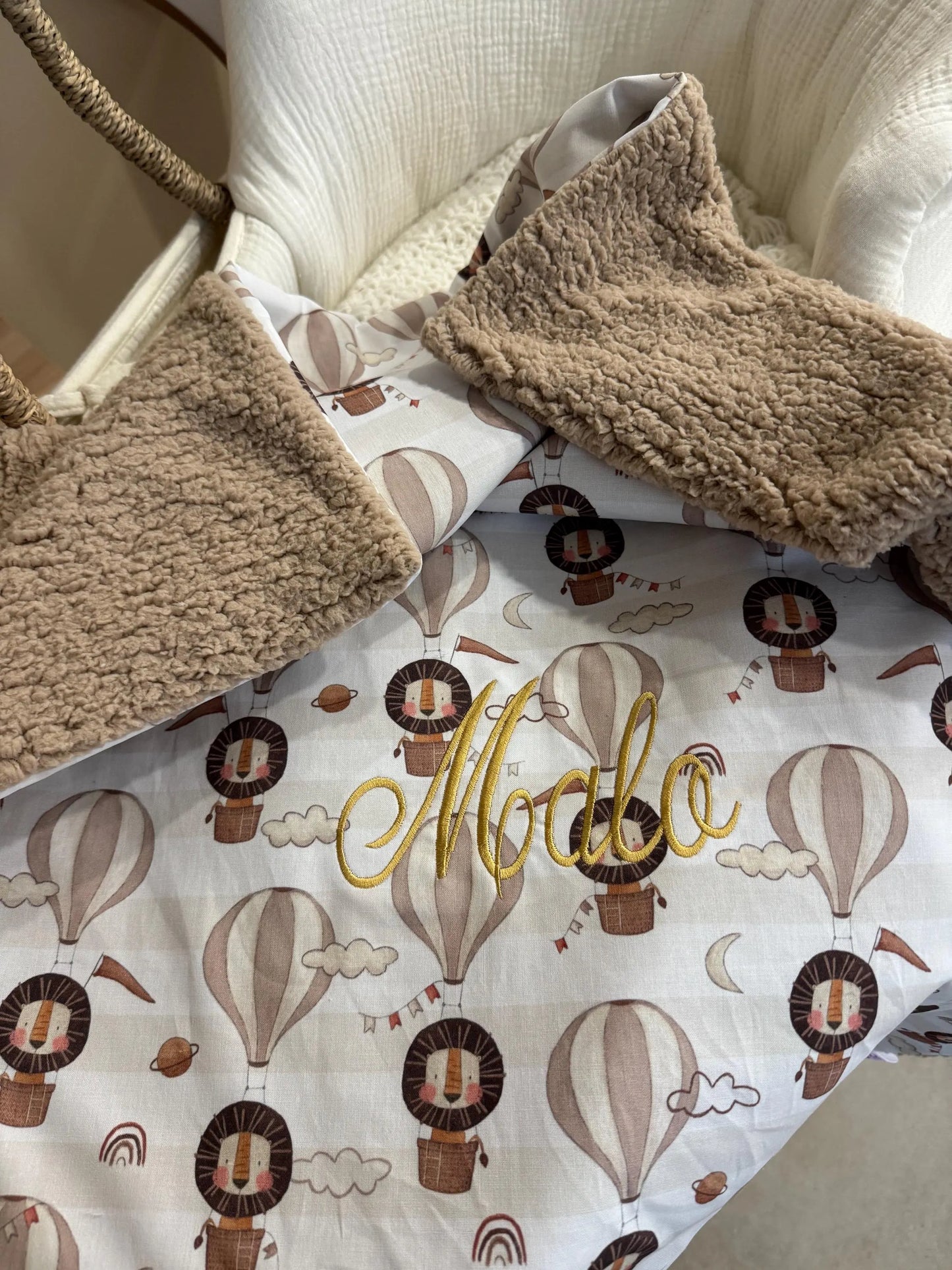 Couverture de naissance personnalisée – Collection Zanzibar