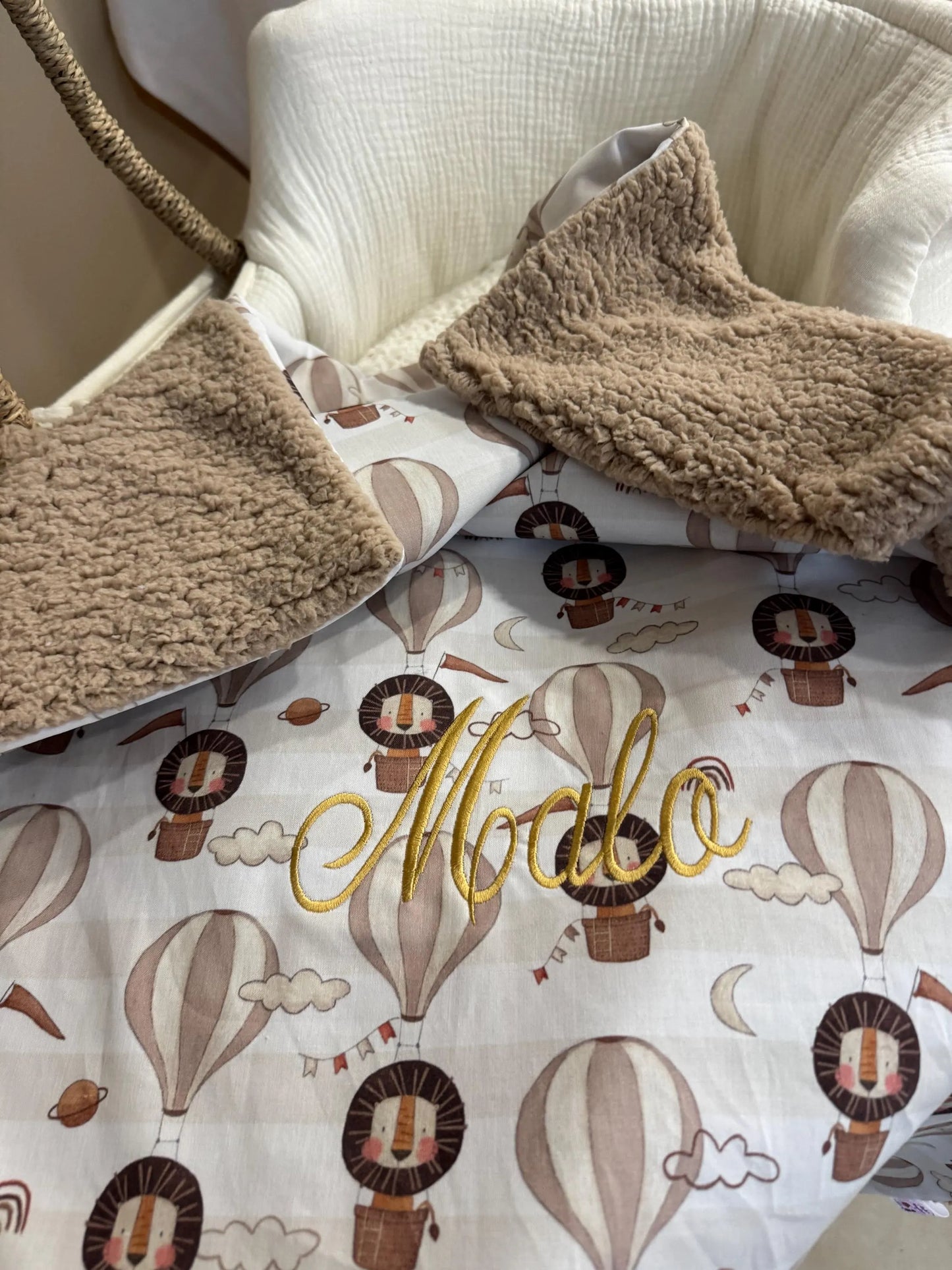 Couverture de naissance personnalisée – Collection Zanzibar