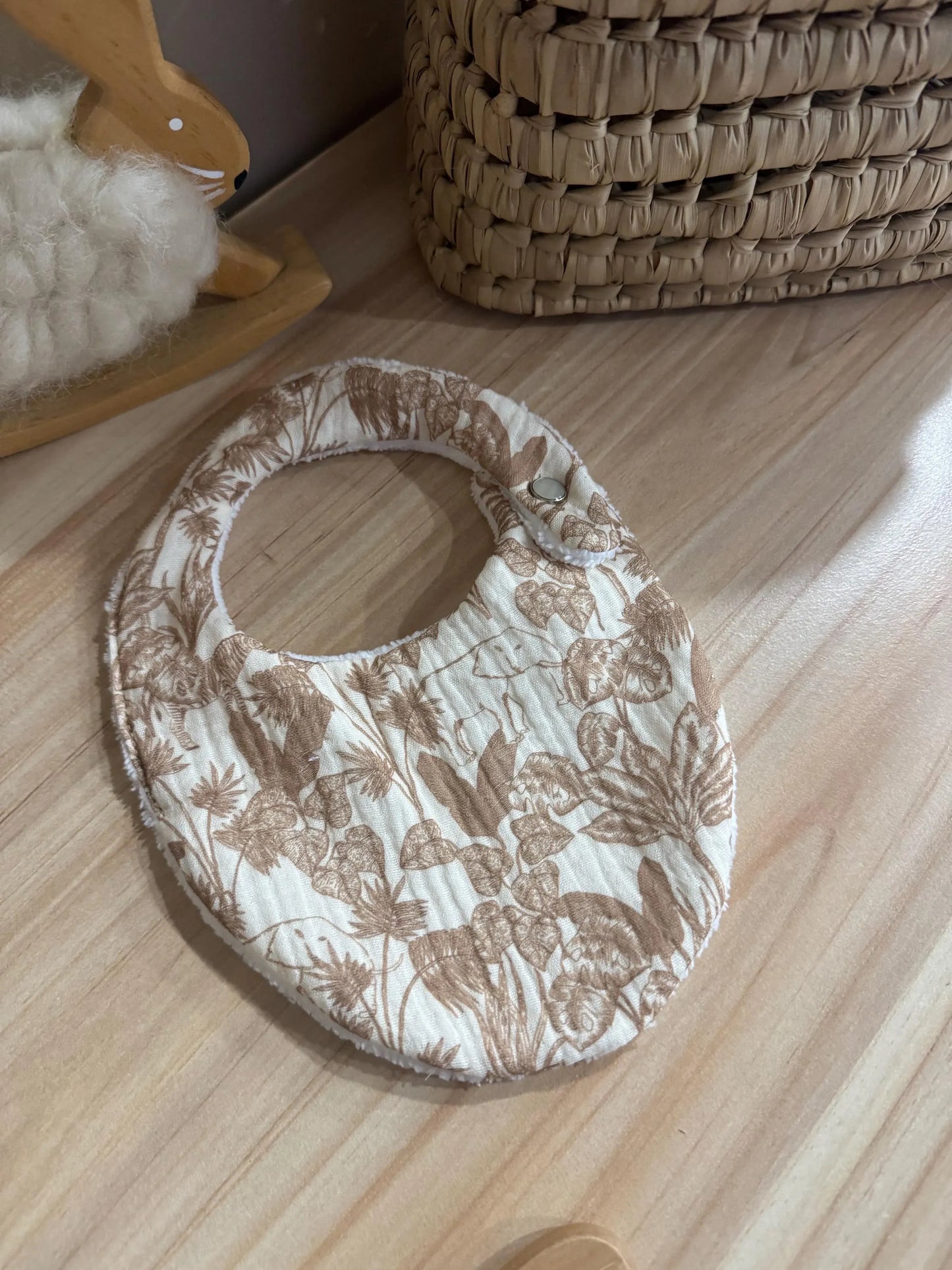 Bavoir bébé personnalisé – Collection Tanzanie