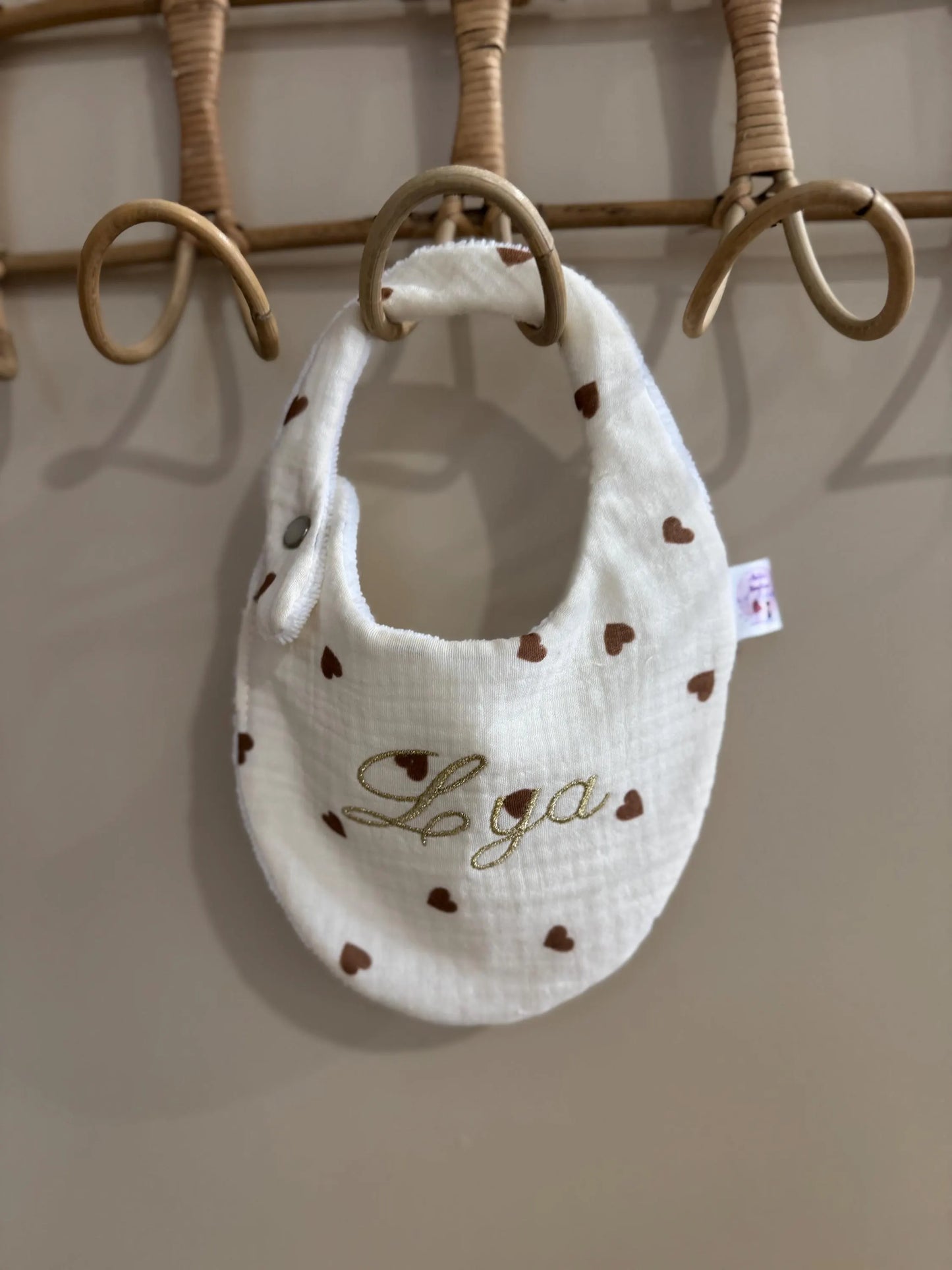Bavoir bébé personnalisé – Collection Cinta