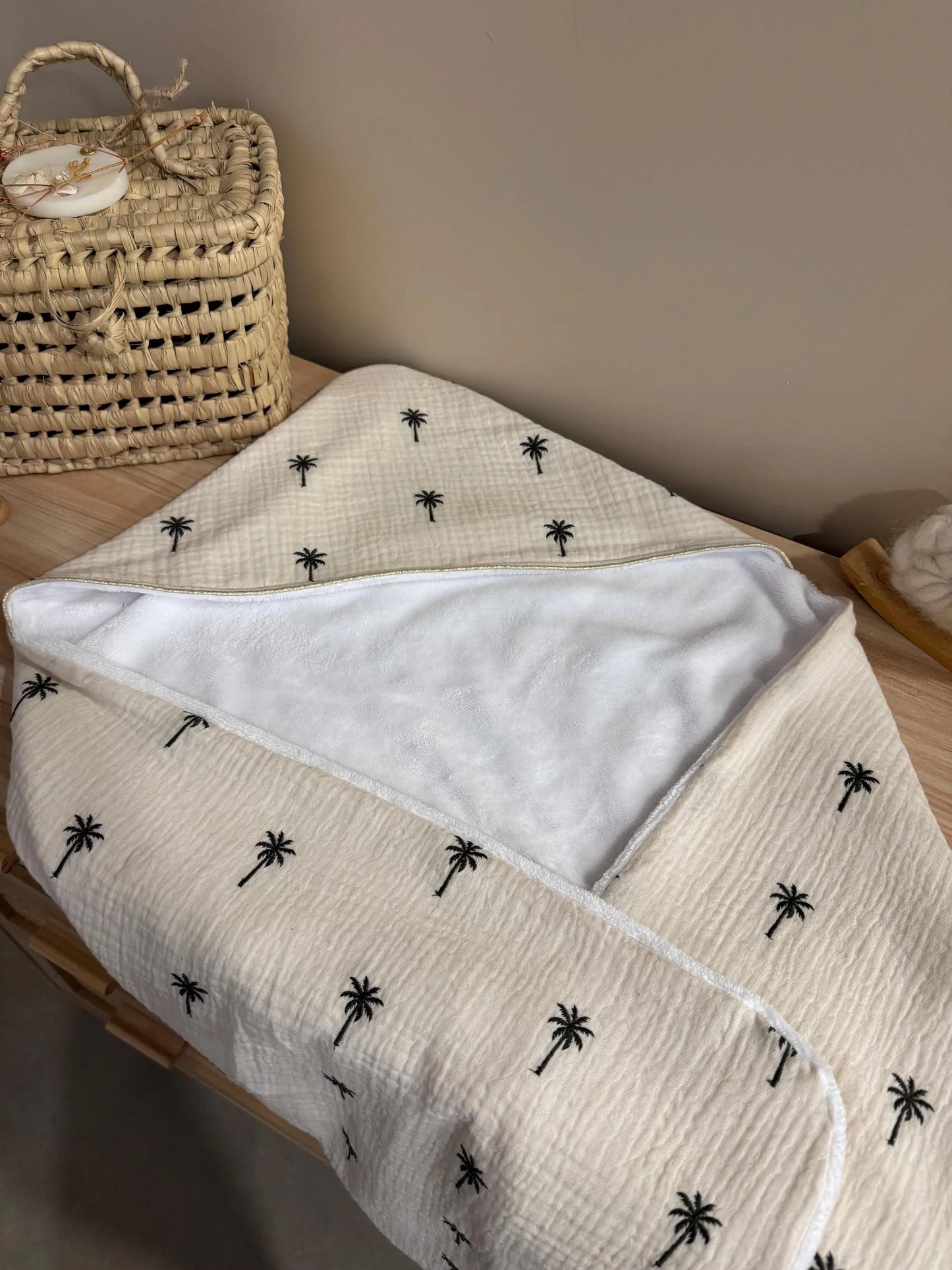 Cape de bain personnalisée bébé – Collection Malaisie