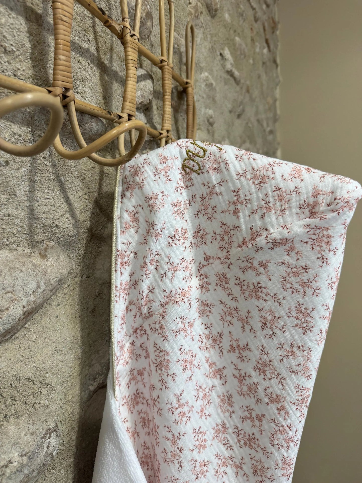 Cape de bain personnalisée bébé – Collection Agathe