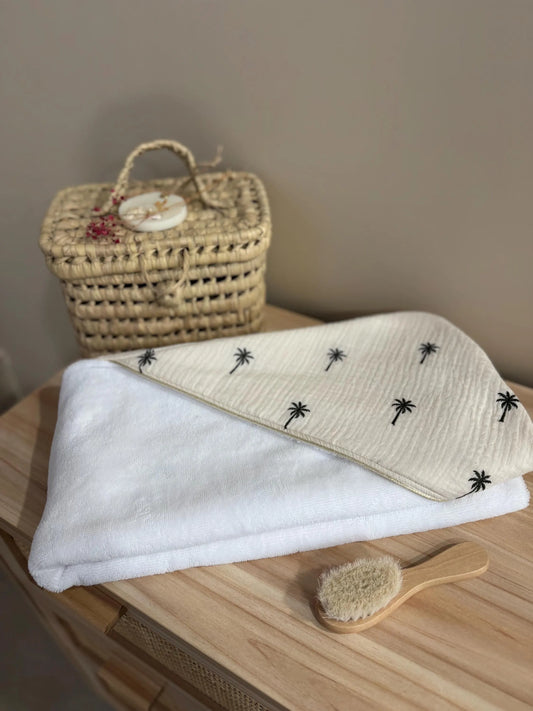 Cape de bain personnalisée bébé – Collection Malaisie