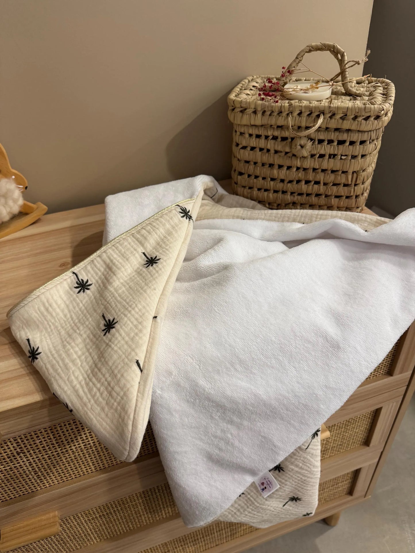 Cape de bain personnalisée bébé – Collection Malaisie