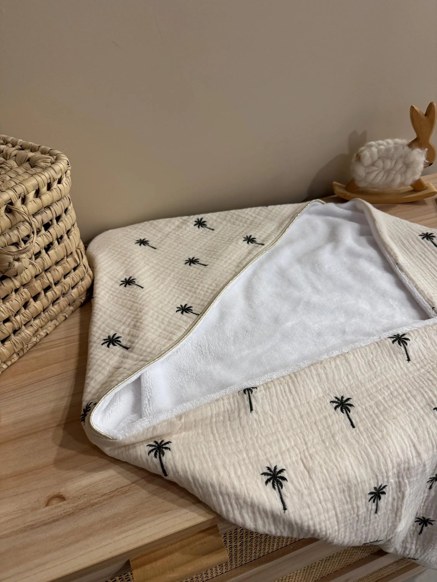 Cape de bain personnalisée bébé – Collection Malaisie